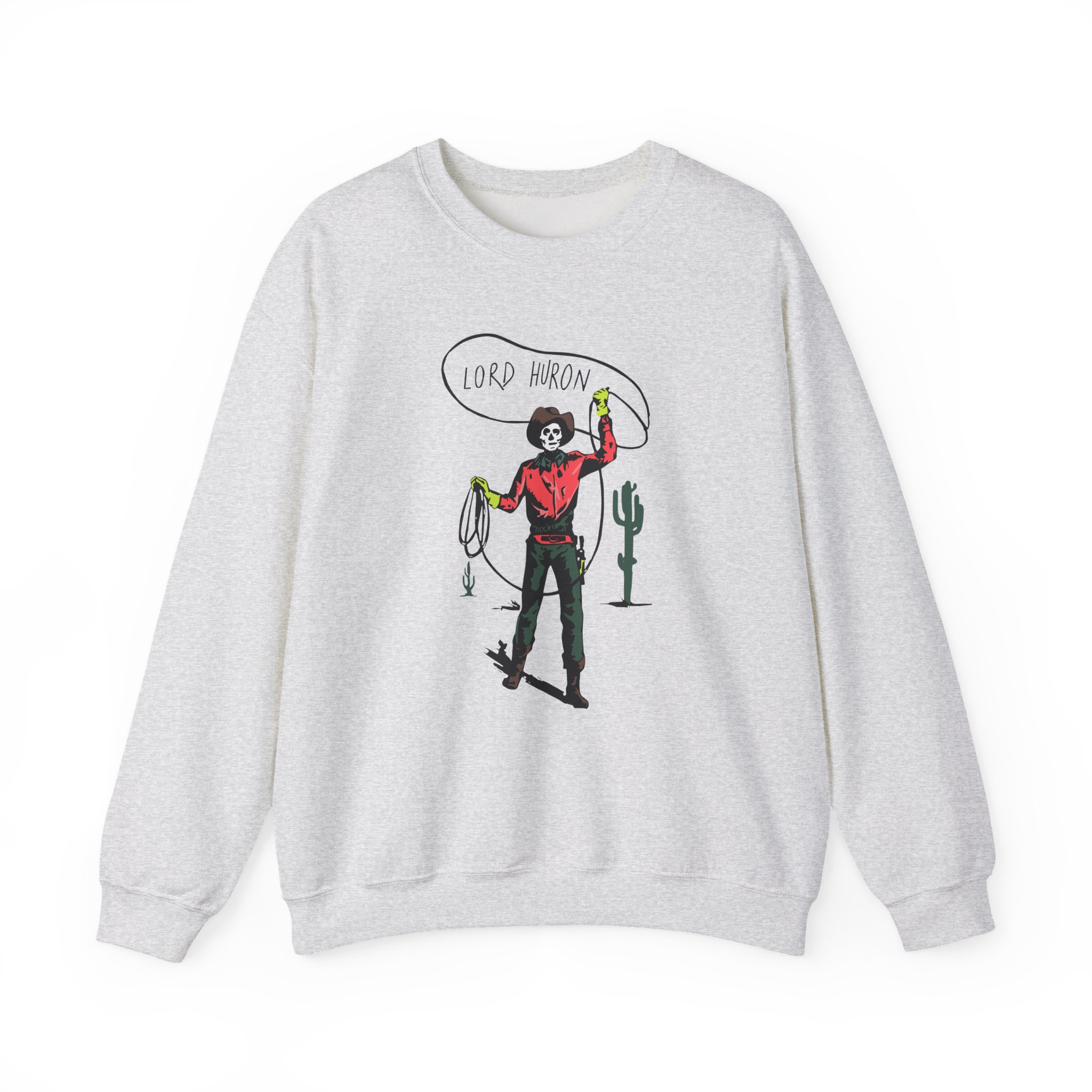 Lord Huron Skeleton Cowboy Unisex Heavy Blend™ Crewneck Sweatshirt - Image 7