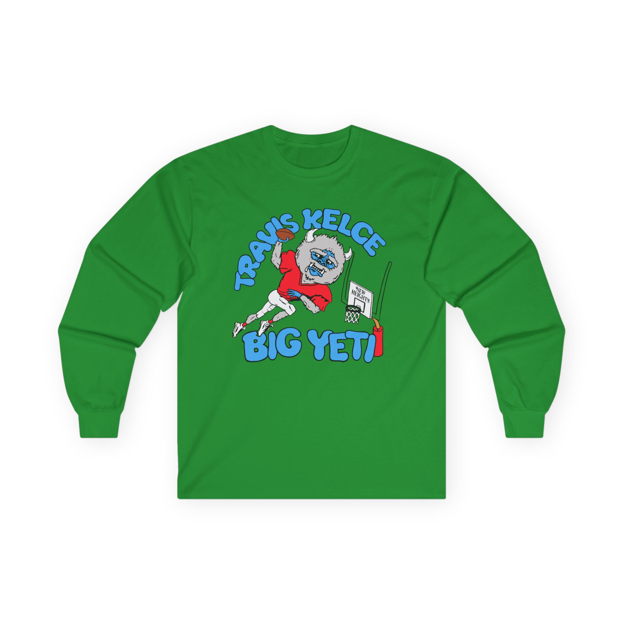 New Heights Travis Kelce Big Yeti Unisex Ultra Cotton Long Sleeve Tee - Image 7