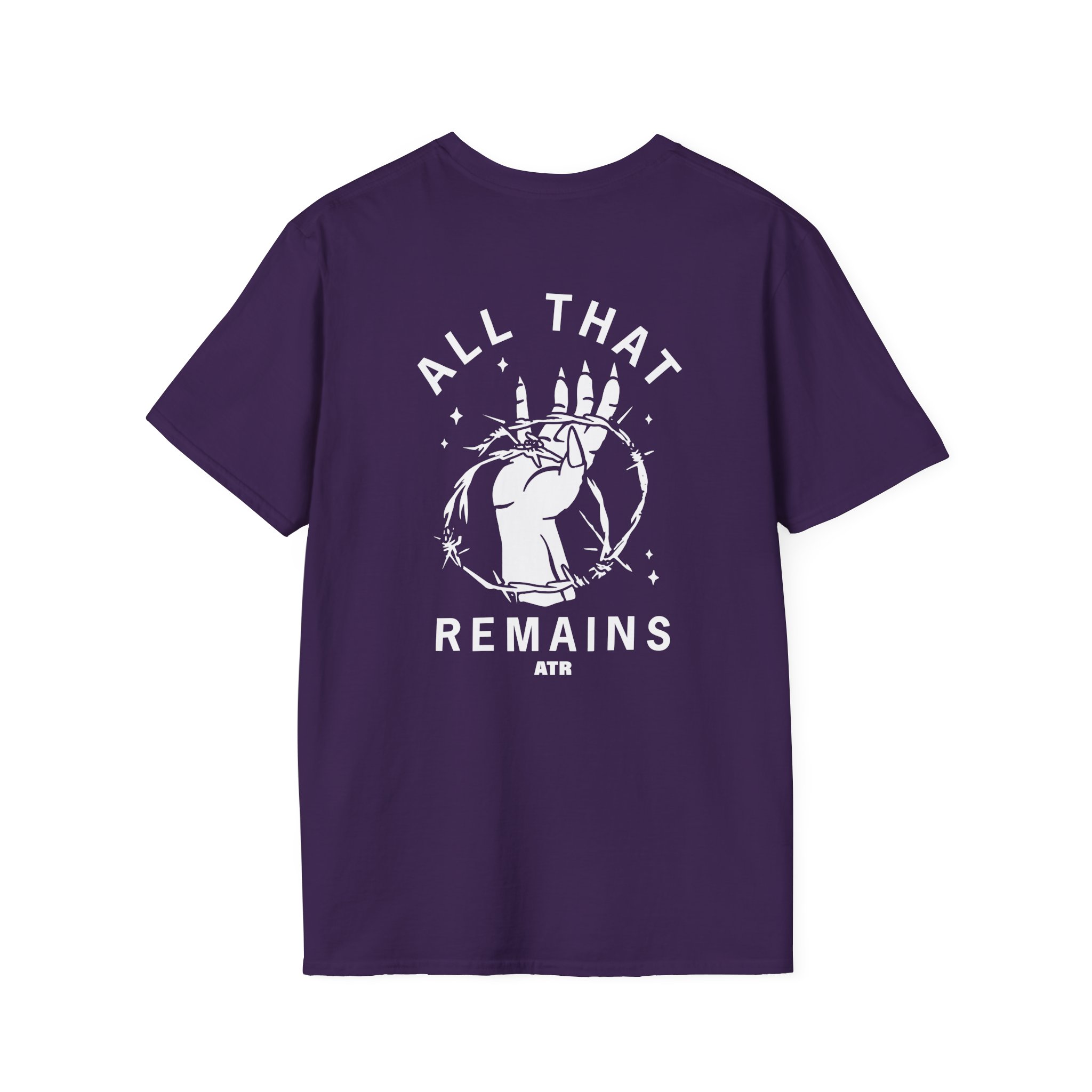 All That Remains Barbed Wire Unisex Softstyle T-Shirt - Image 12