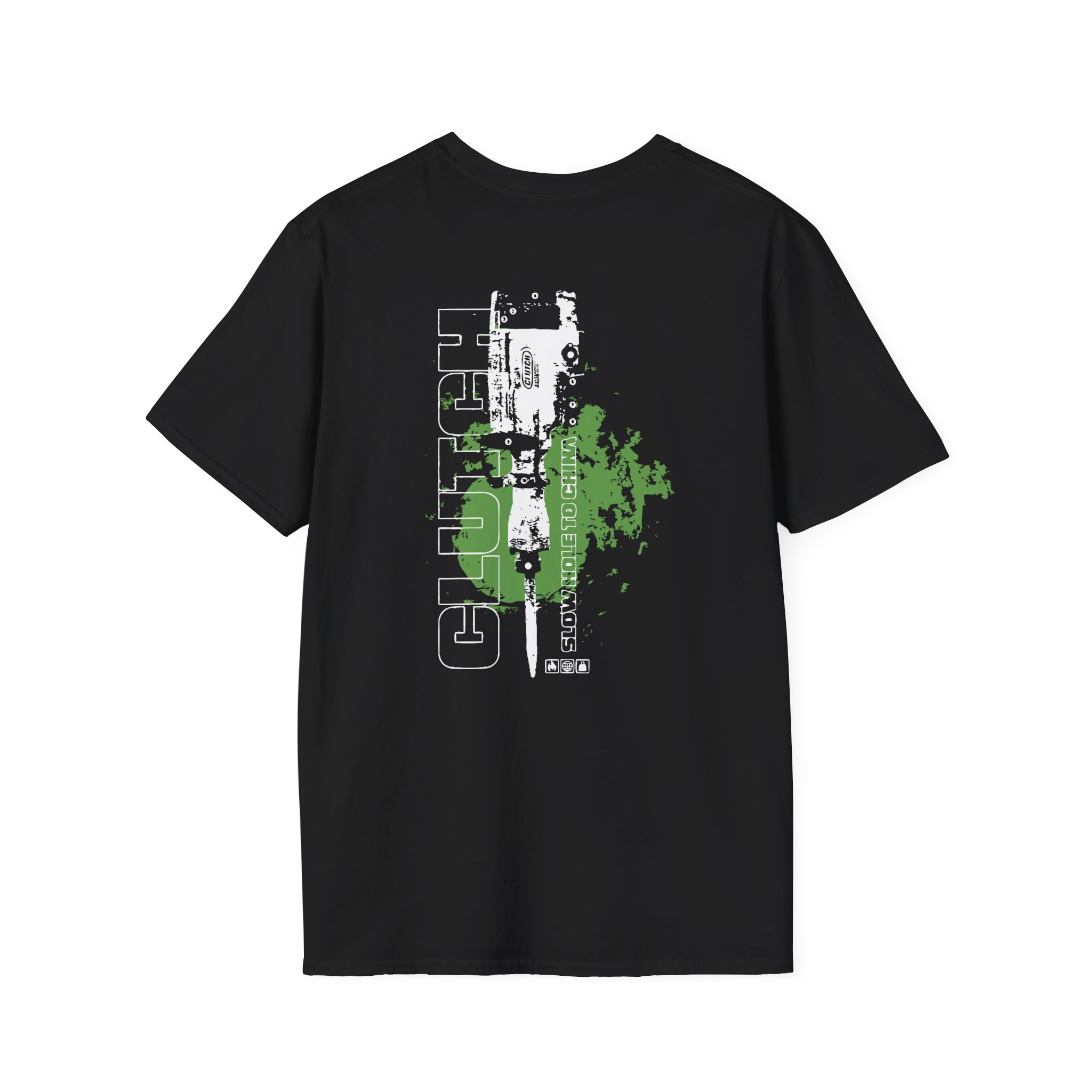 Clutch Jackhammer Unisex Softstyle T-Shirt - Image 2