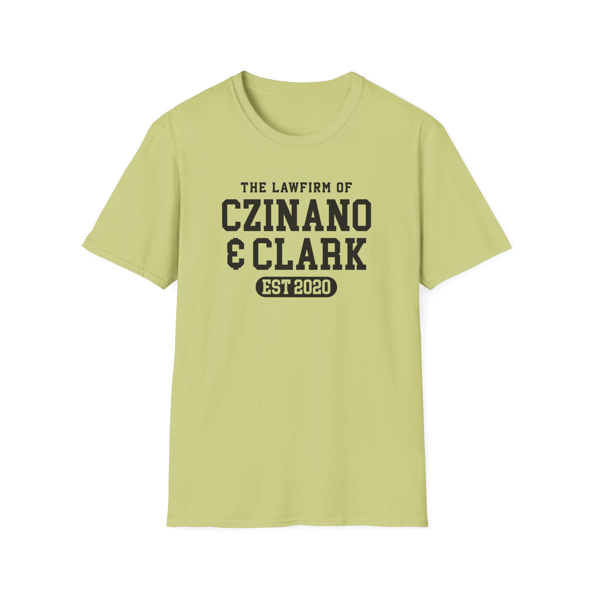 Caitlin Clark The law firm of Czinano & Clark Unisex Softstyle T-Shirt - Image 7