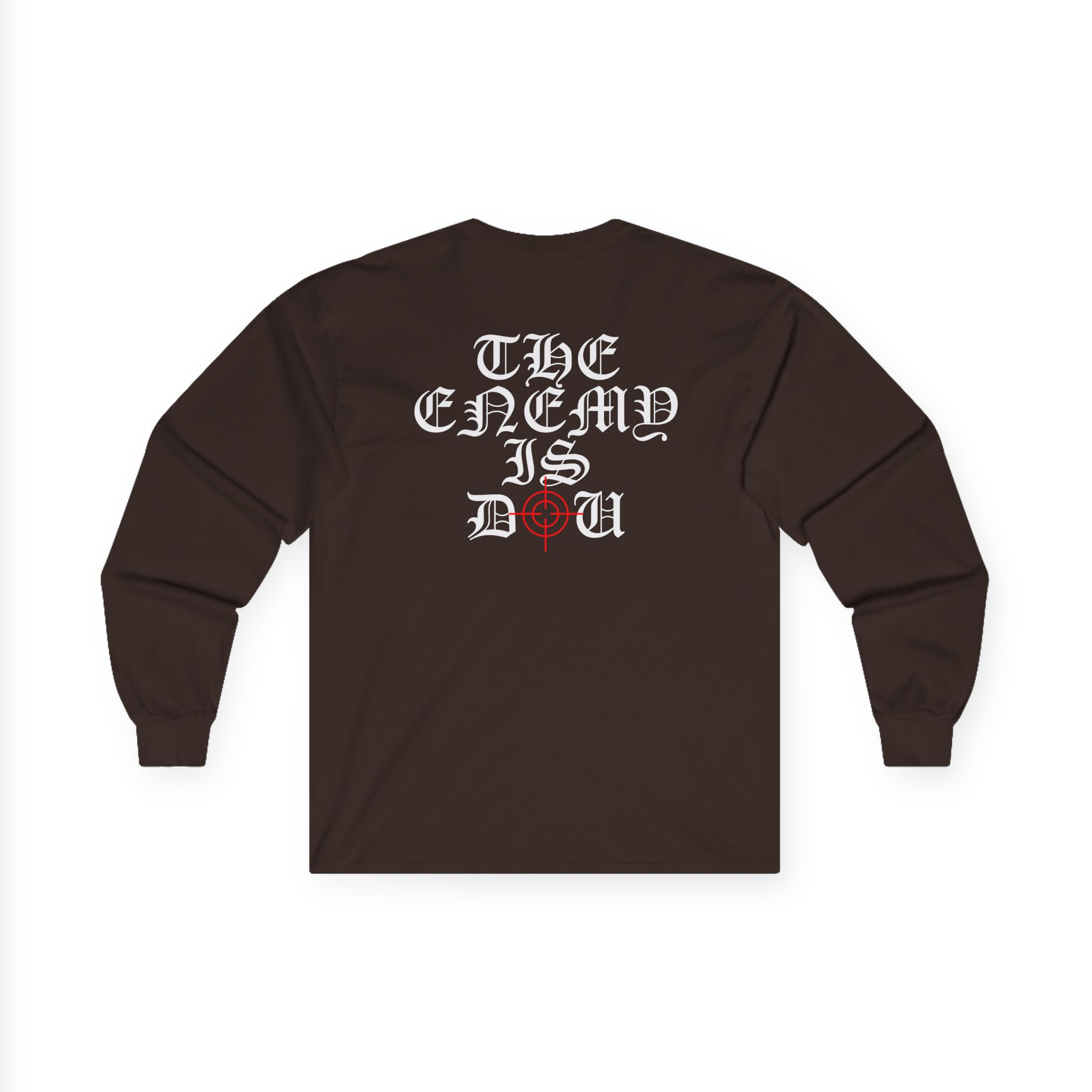 Harms Way The Enemy Is You Unisex Ultra Cotton Long Sleeve Tee - Image 4