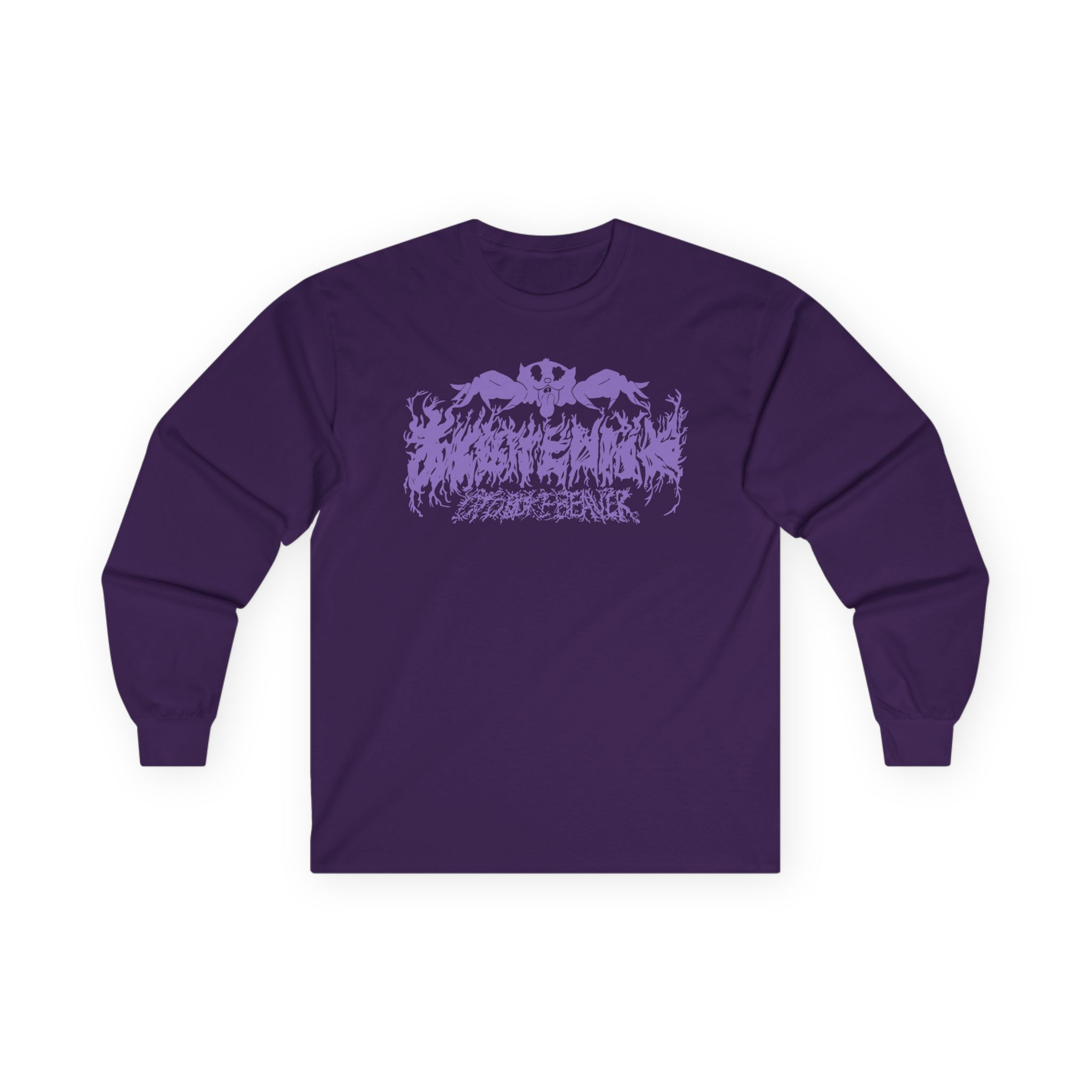 Otoboke Beaver Metal Beaver' Logo Unisex Ultra Cotton Long Sleeve Tee - Image 9