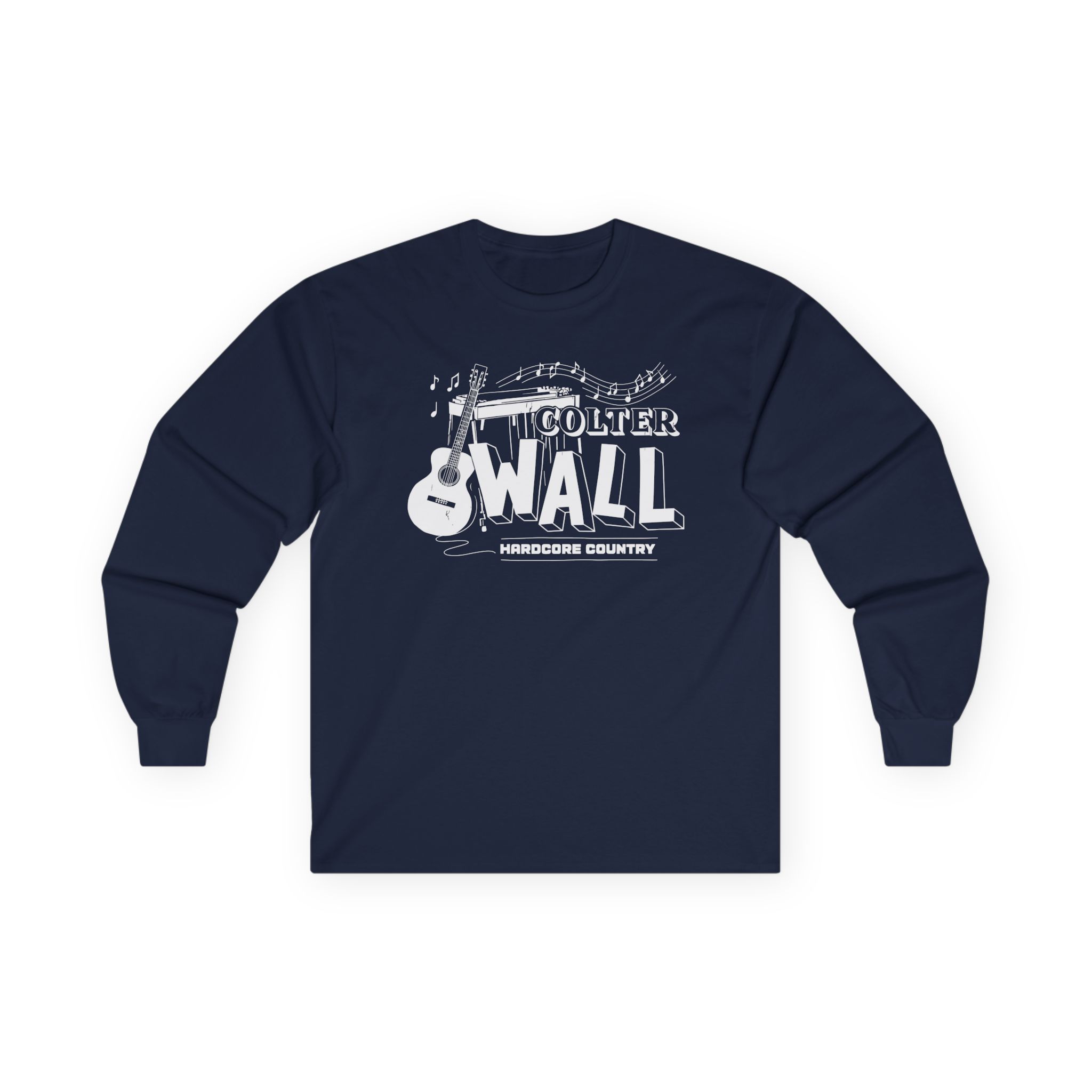 Colter Wall Hardcore Country Unisex Ultra Cotton Long Sleeve Tee - Image 11
