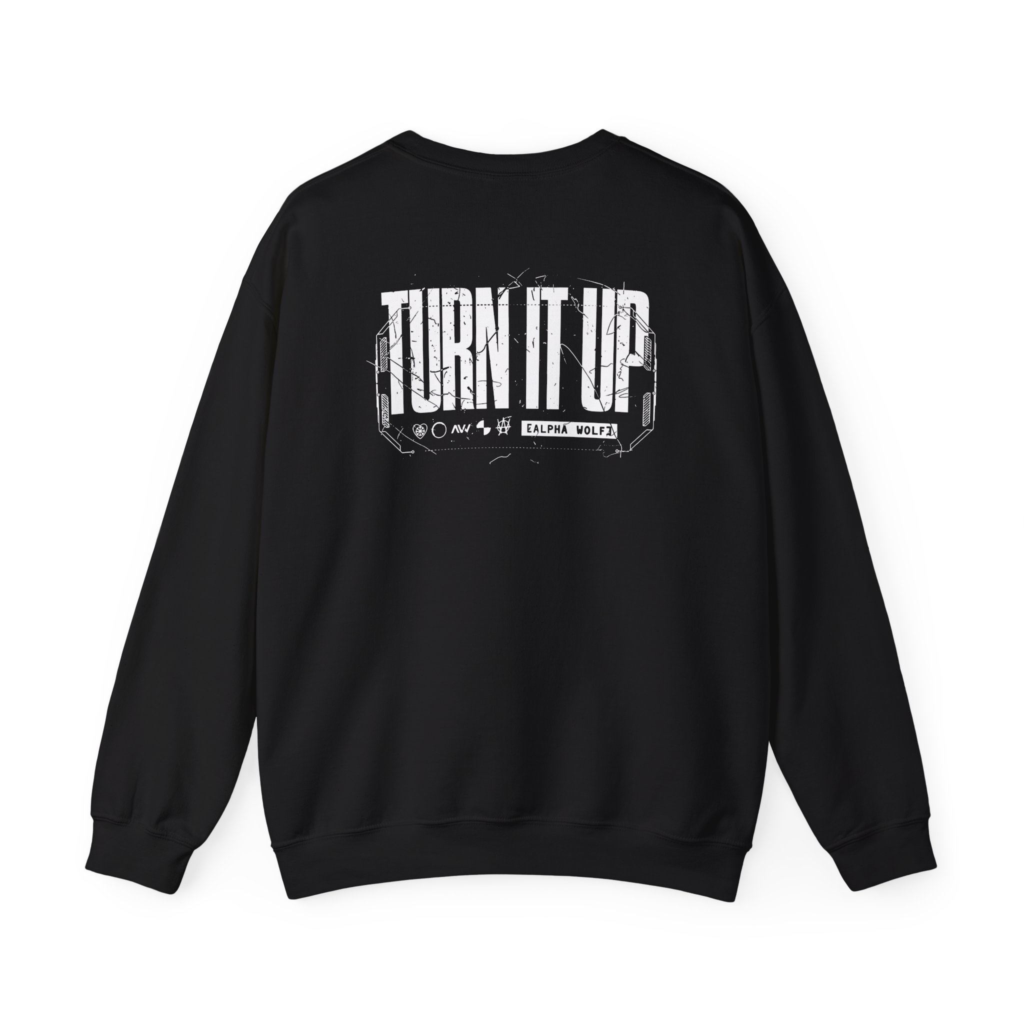 Alpha Wolf Turn It Up Unisex Heavy Blend™ Crewneck Sweatshirt - Image 2