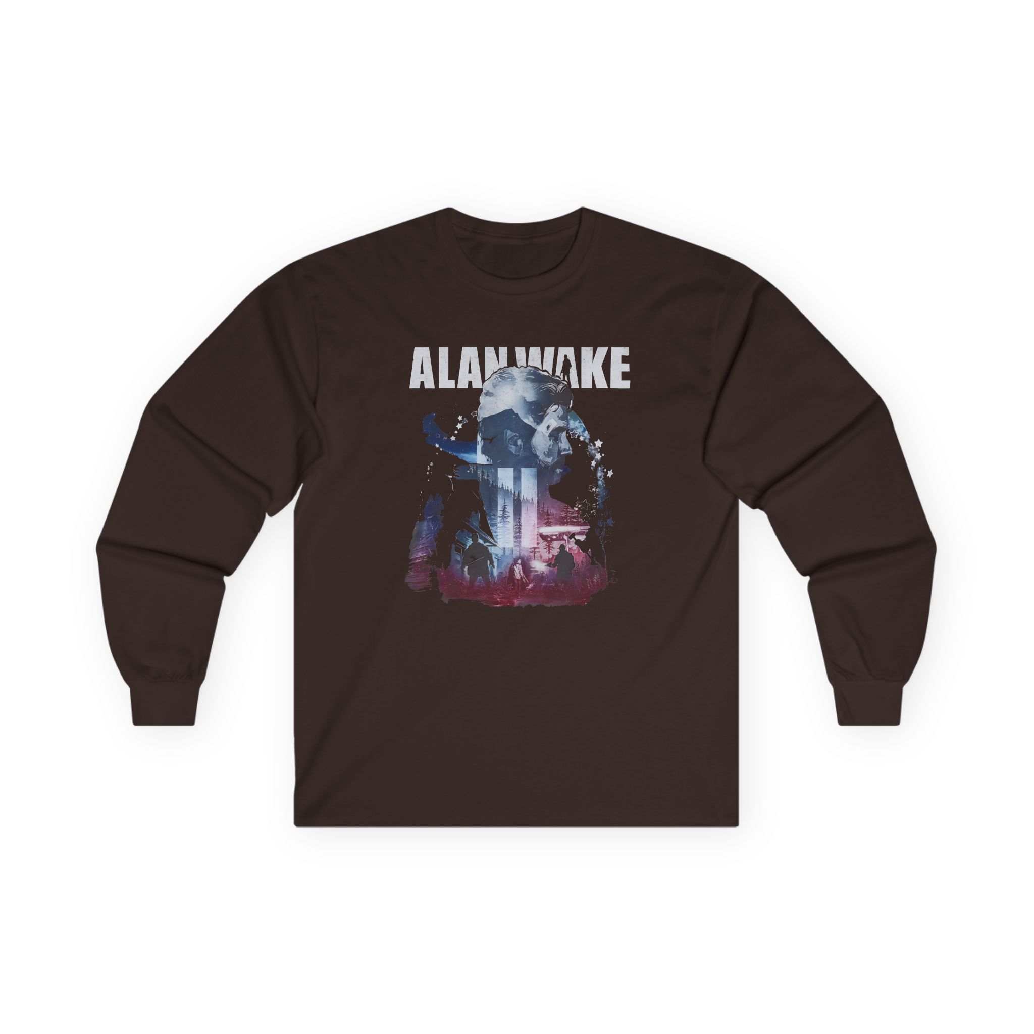 Alan Wake Custom Design Unisex Ultra Cotton Long Sleeve Tee - Image 3