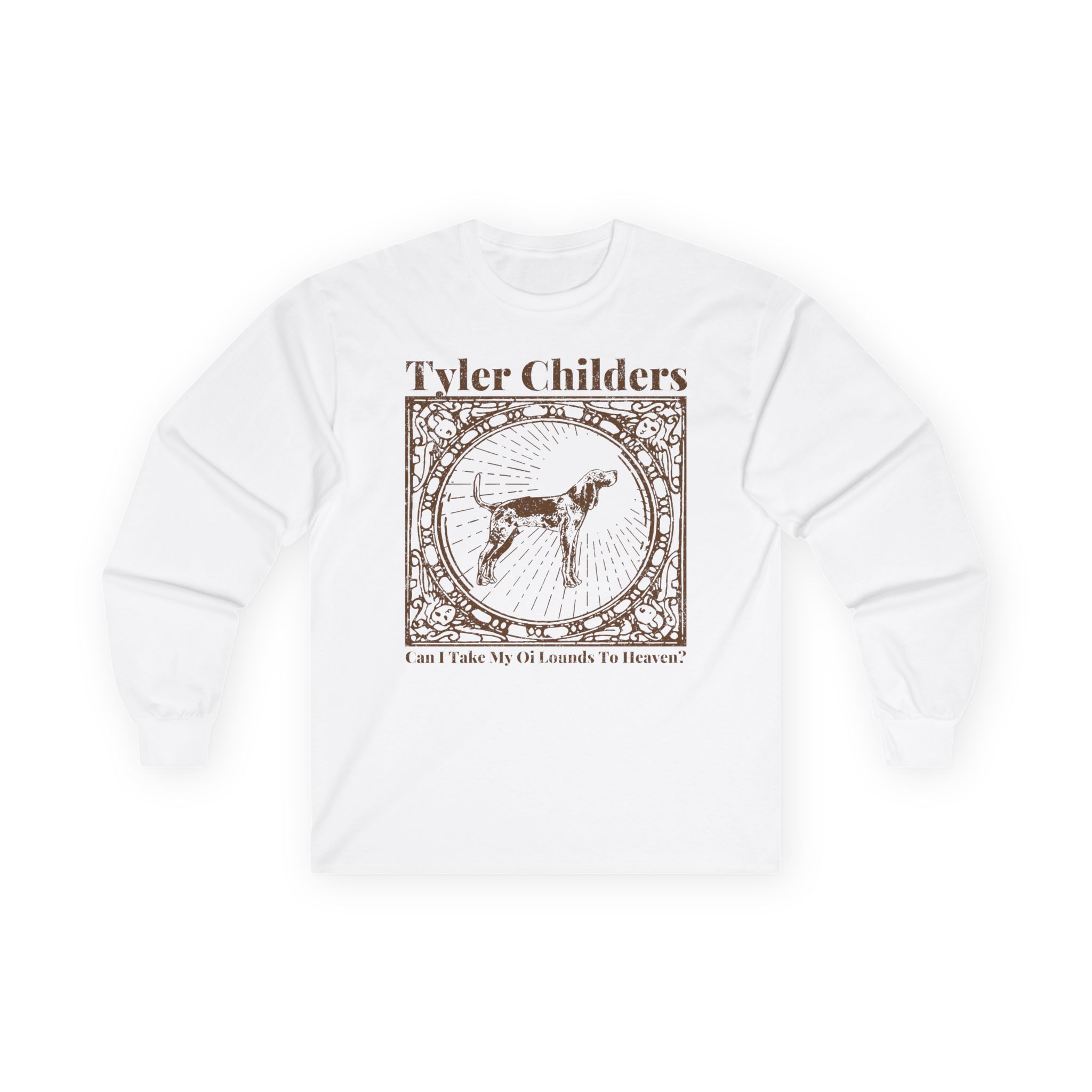 Tyler Childers Beige Hound Unisex Ultra Cotton Long Sleeve Tee