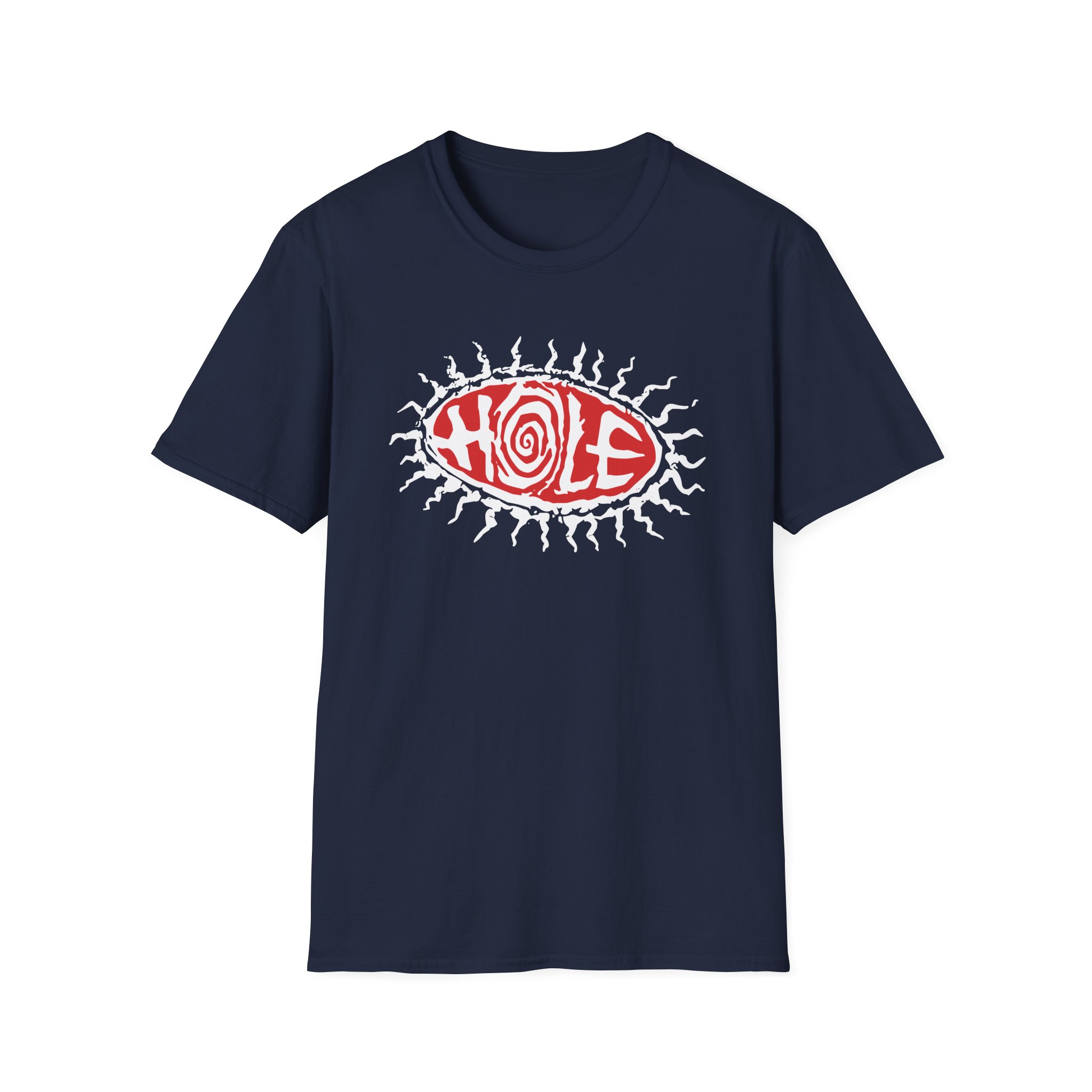 Manhead Hole Eyeball Unisex Softstyle T-Shirt - Image 11