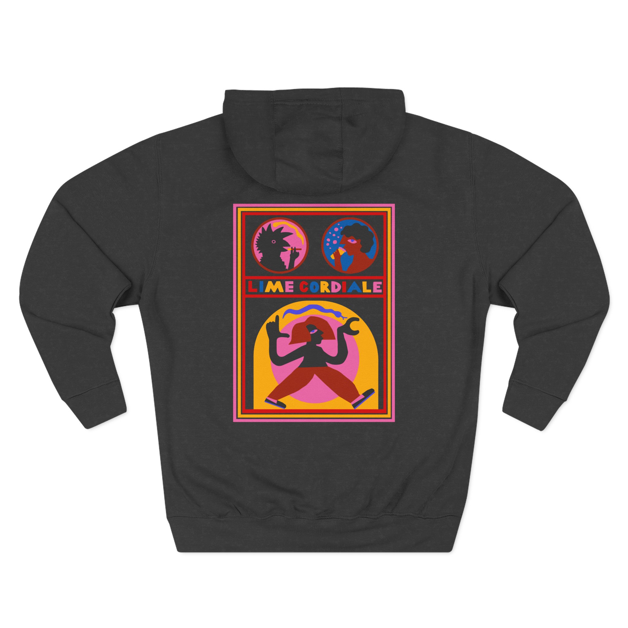 Lime Cordiale Cockatoo Three-Panel Fleece Hoodie - Image 4