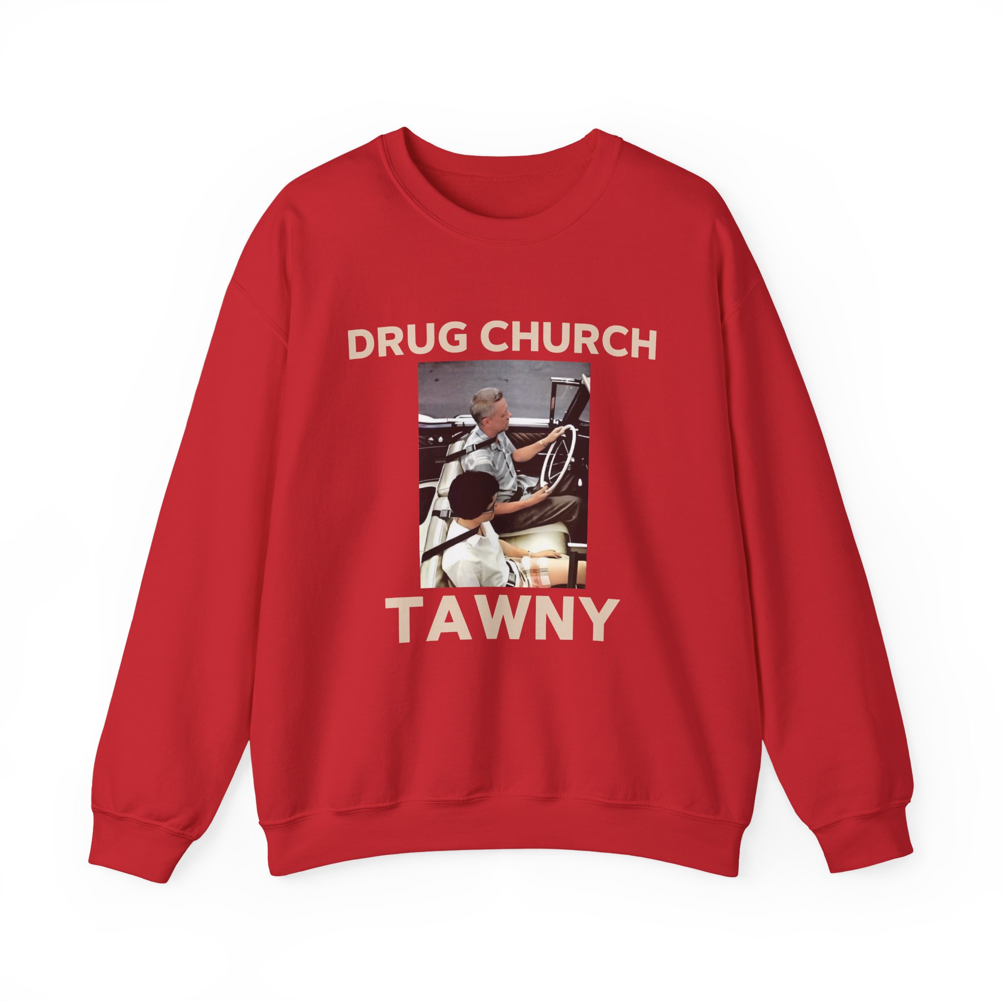 Drug Church Tawny Unisex Heavy Blend™ Crewneck Sweatshirt - Image 15