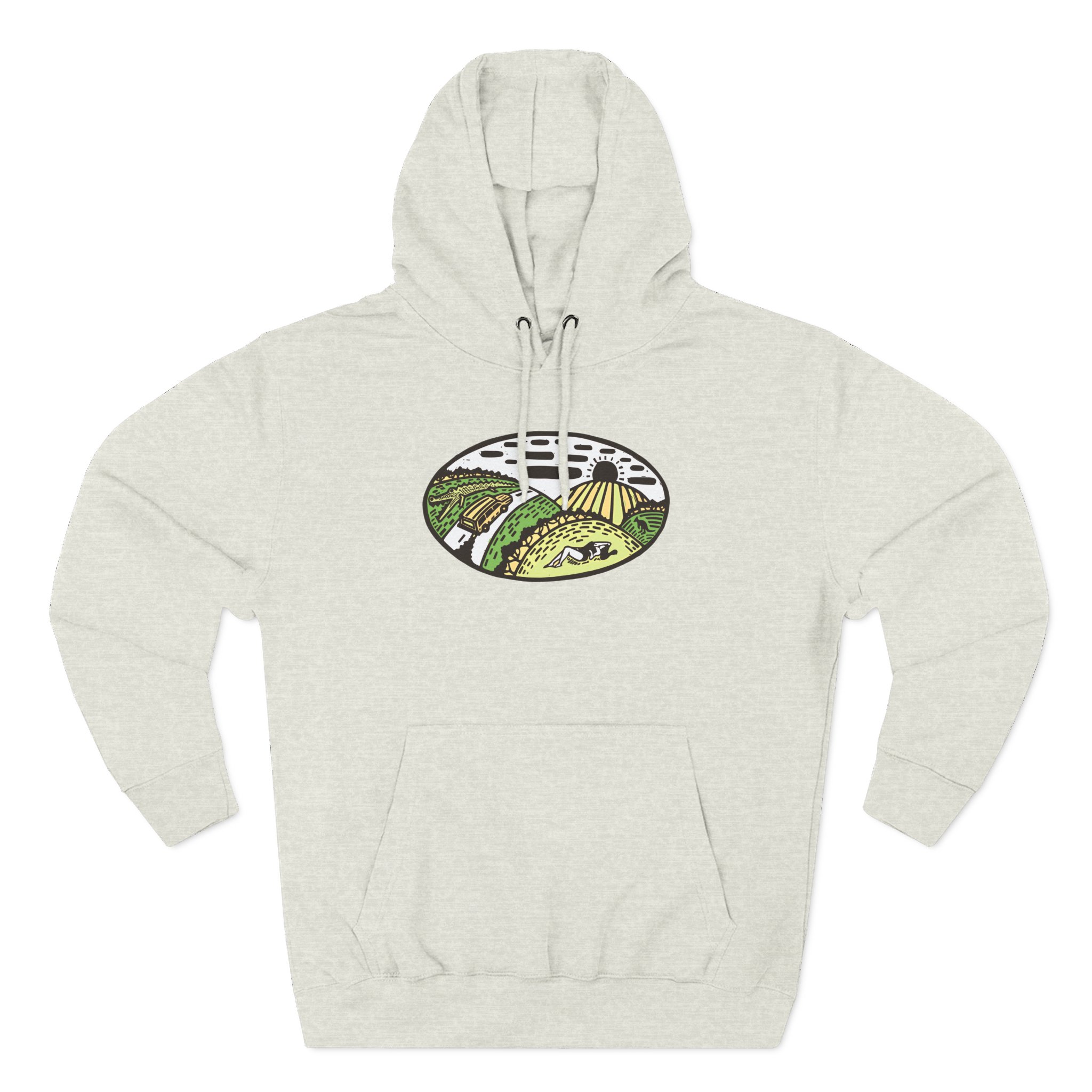 Lime Cordiale EOTST Album Art Three-Panel Fleece Hoodie - Image 9