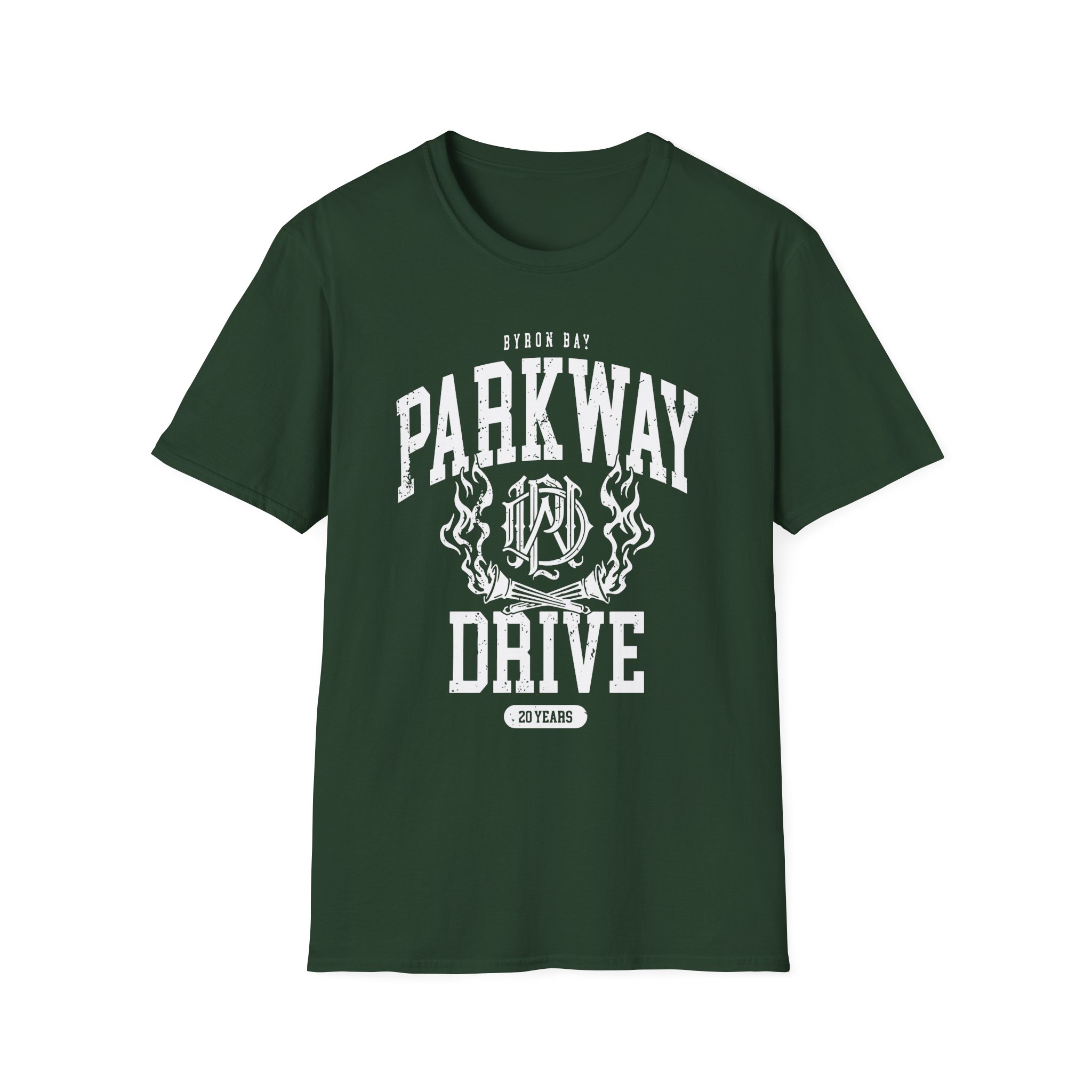 Parkway Drive 20-year-anniversary Unisex Softstyle T-Shirt - Image 9