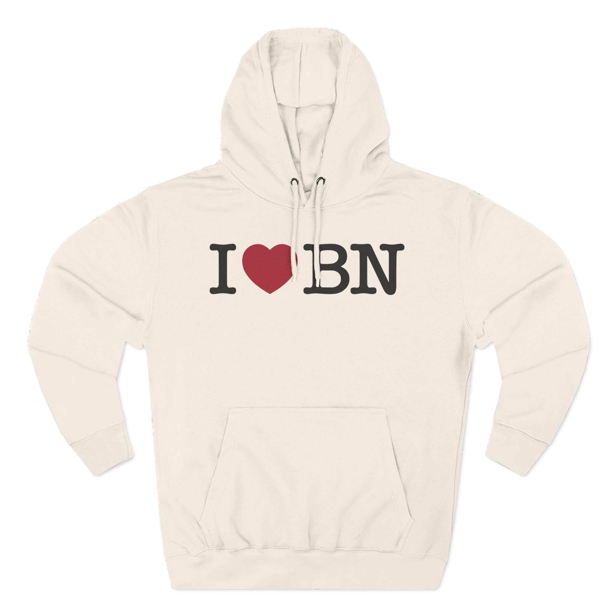 Quevedo I Love Bn Three-Panel Fleece Hoodie - Image 5