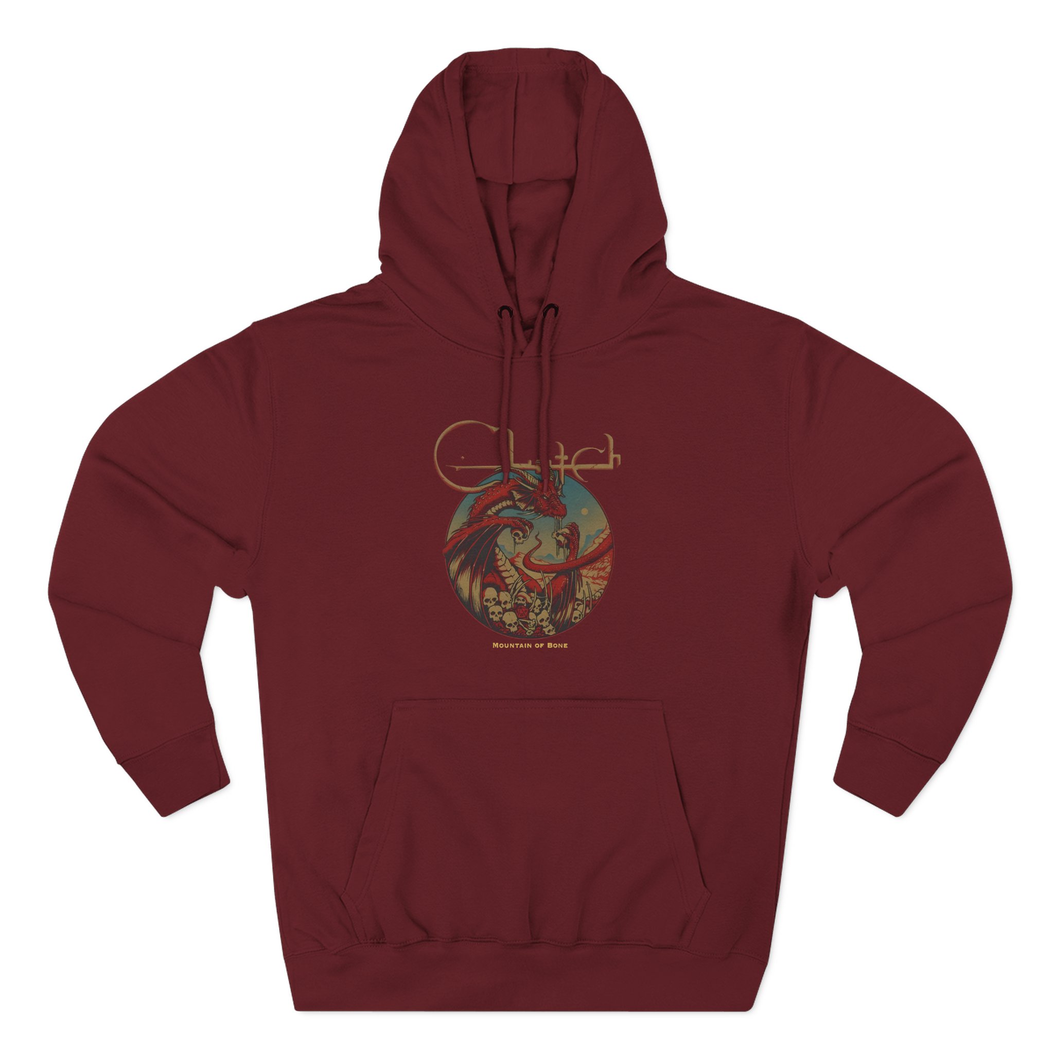 Clutch Mountain Of Bone Three-Panel Fleece Hoodie - Image 17