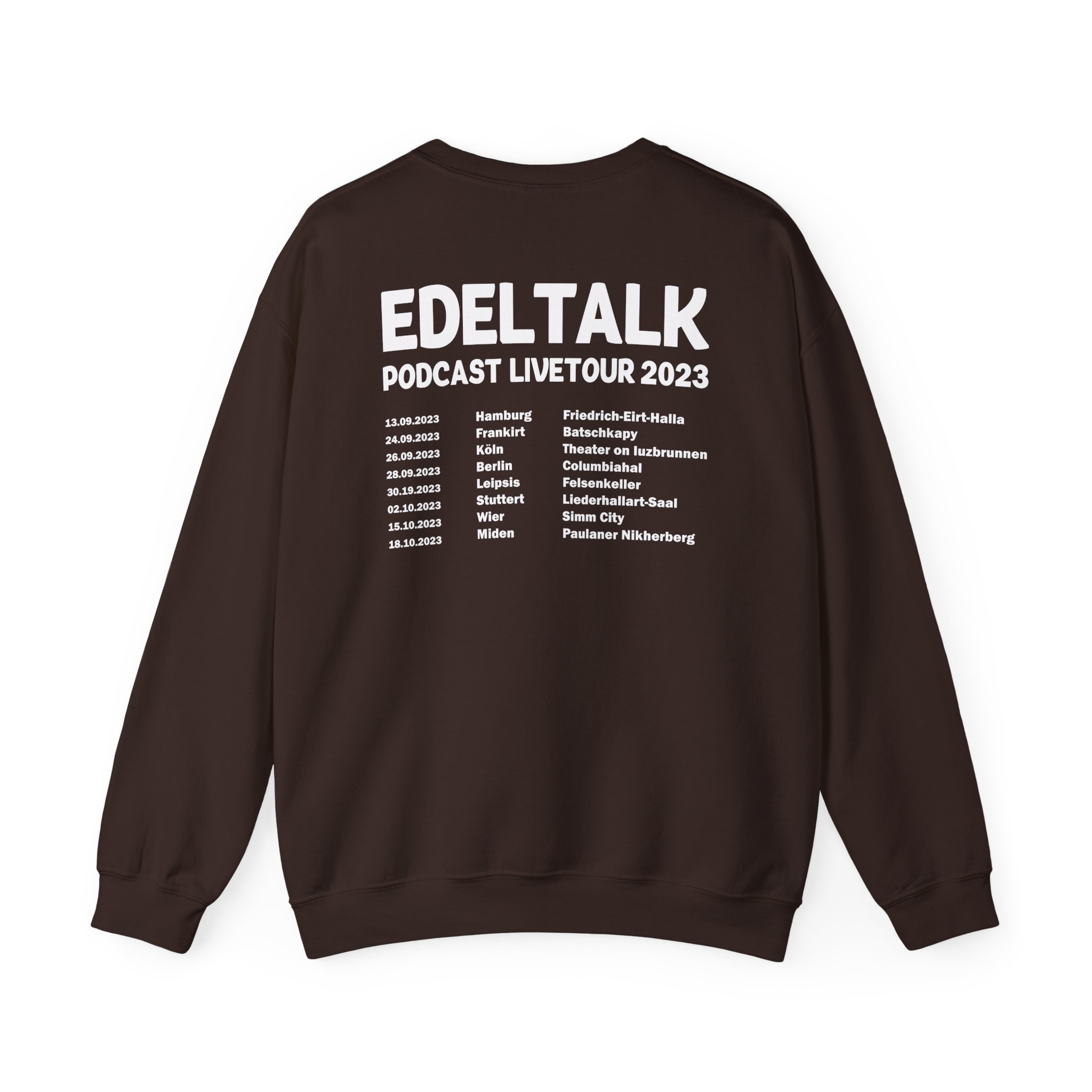 Edeltalk Podcast Livetour 2023 Unisex Heavy Blend™ Crewneck Sweatshirt - Image 6