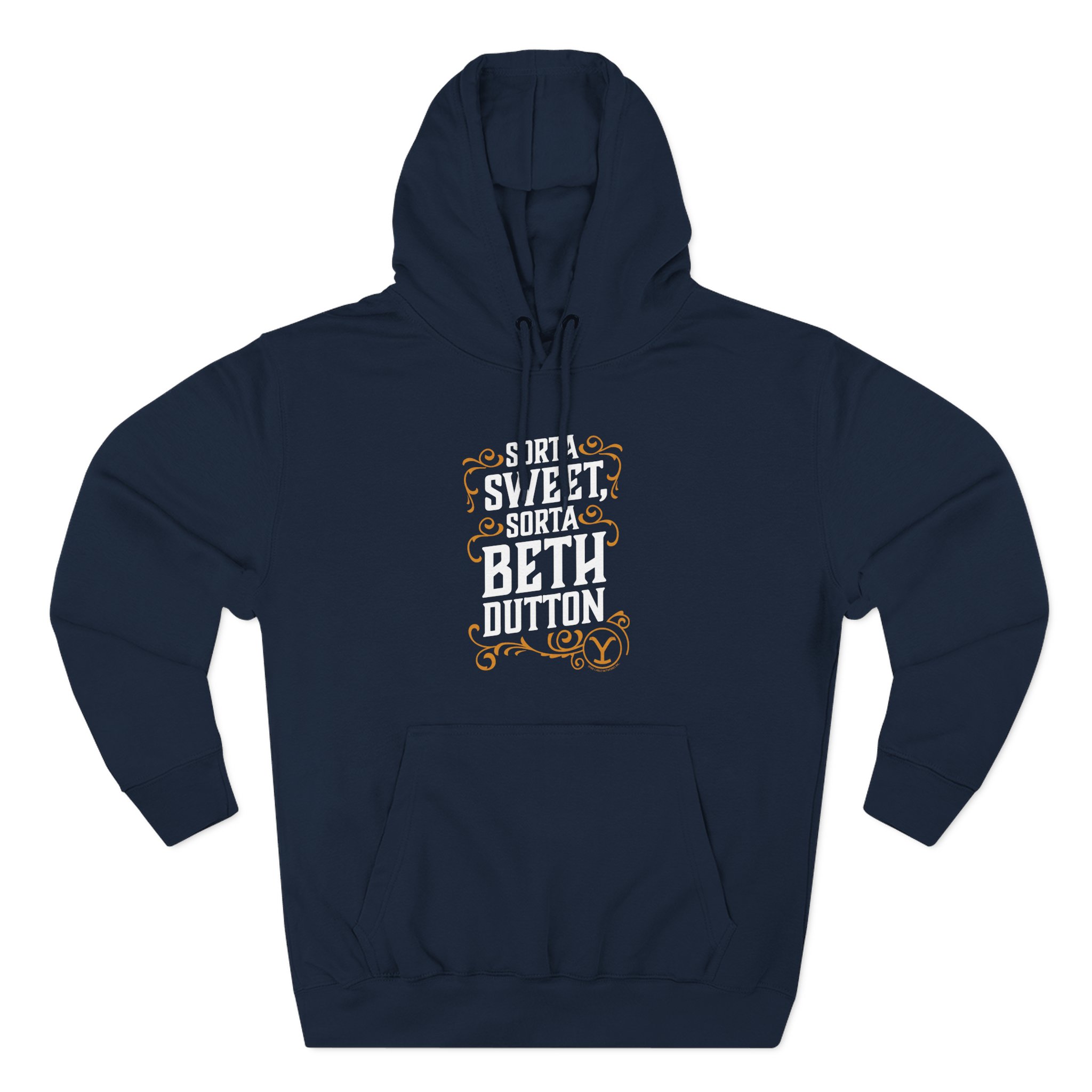 Lainey Wilson Don't Make Me Go Beth Dutton on You Three-Panel Fleece Hoodie - Image 11