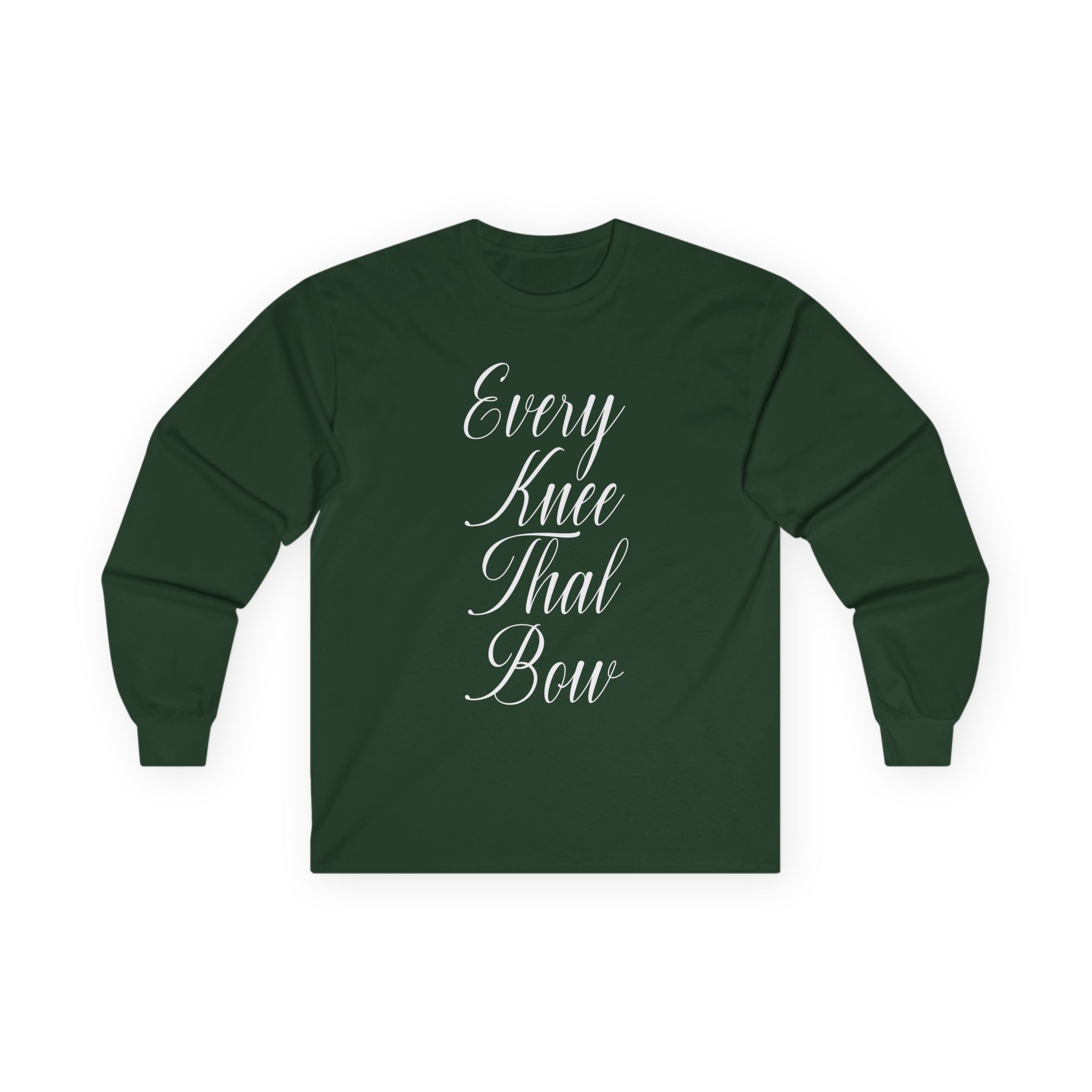 Life Church Every Knee Shall Bow Unisex Ultra Cotton Long Sleeve Tee - Image 7