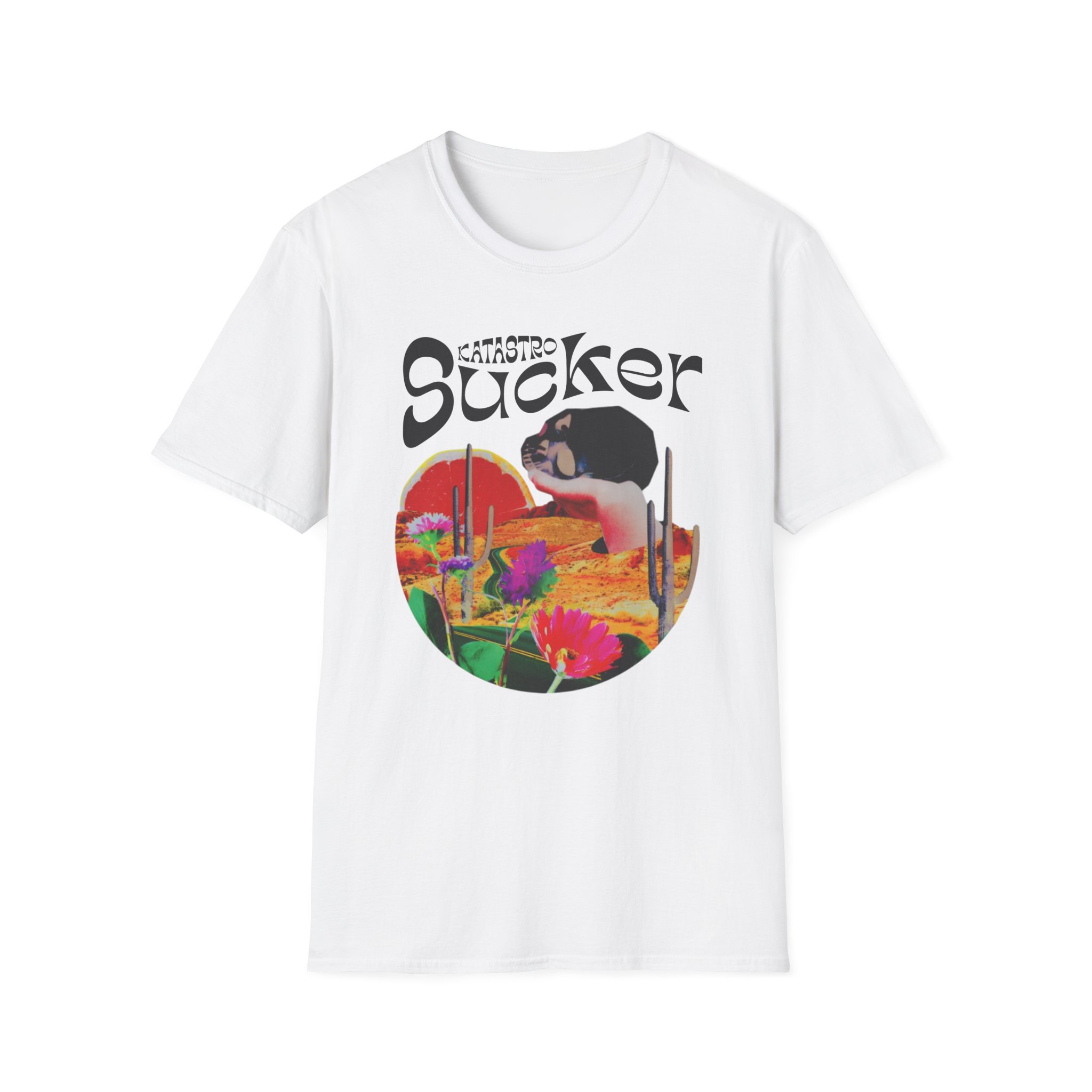 Katastro Sucker Unisex Softstyle T-Shirt - Image 3