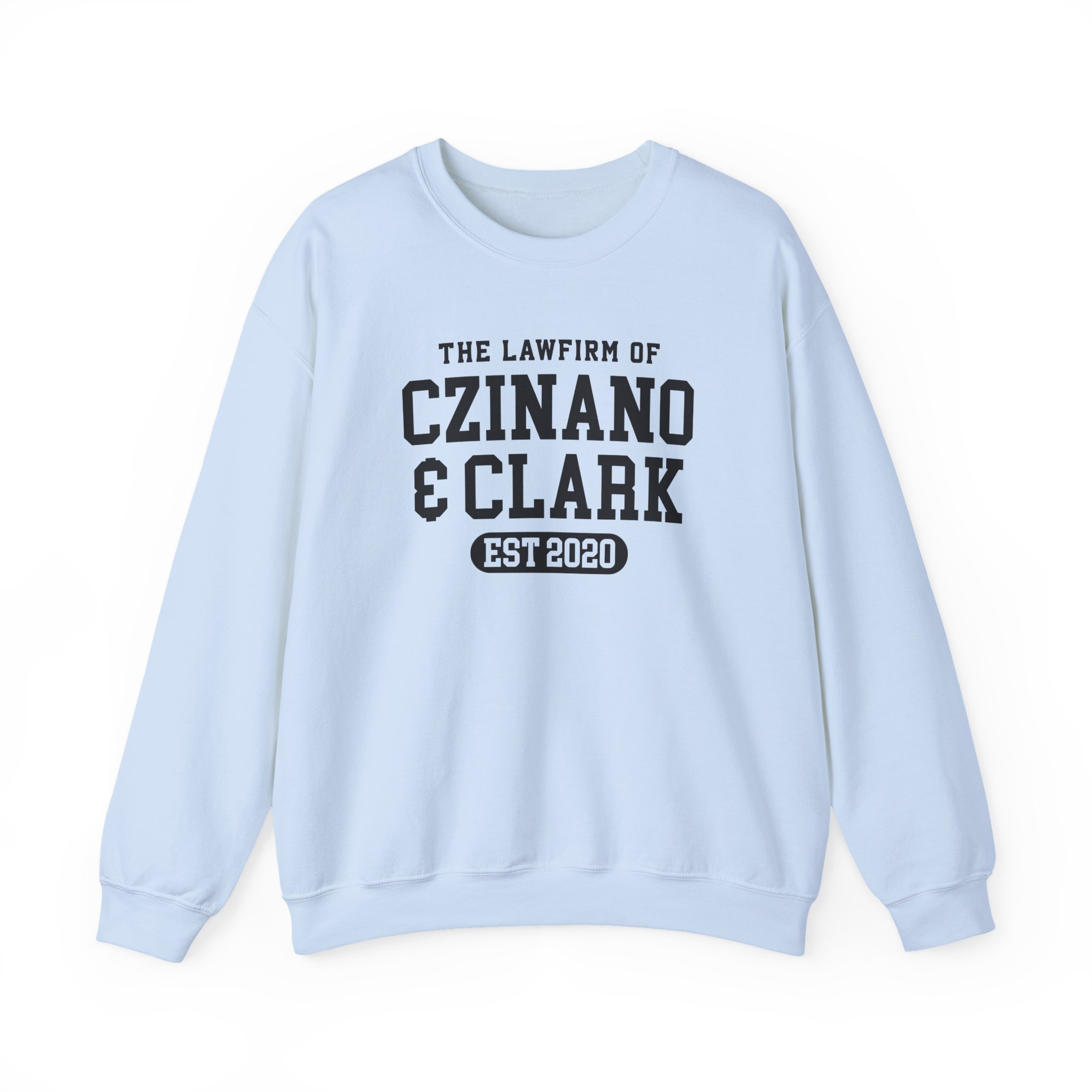 Caitlin Clark The law firm of Czinano & Clark Unisex Heavy Blend™ Crewneck Sweatshirt - Image 7