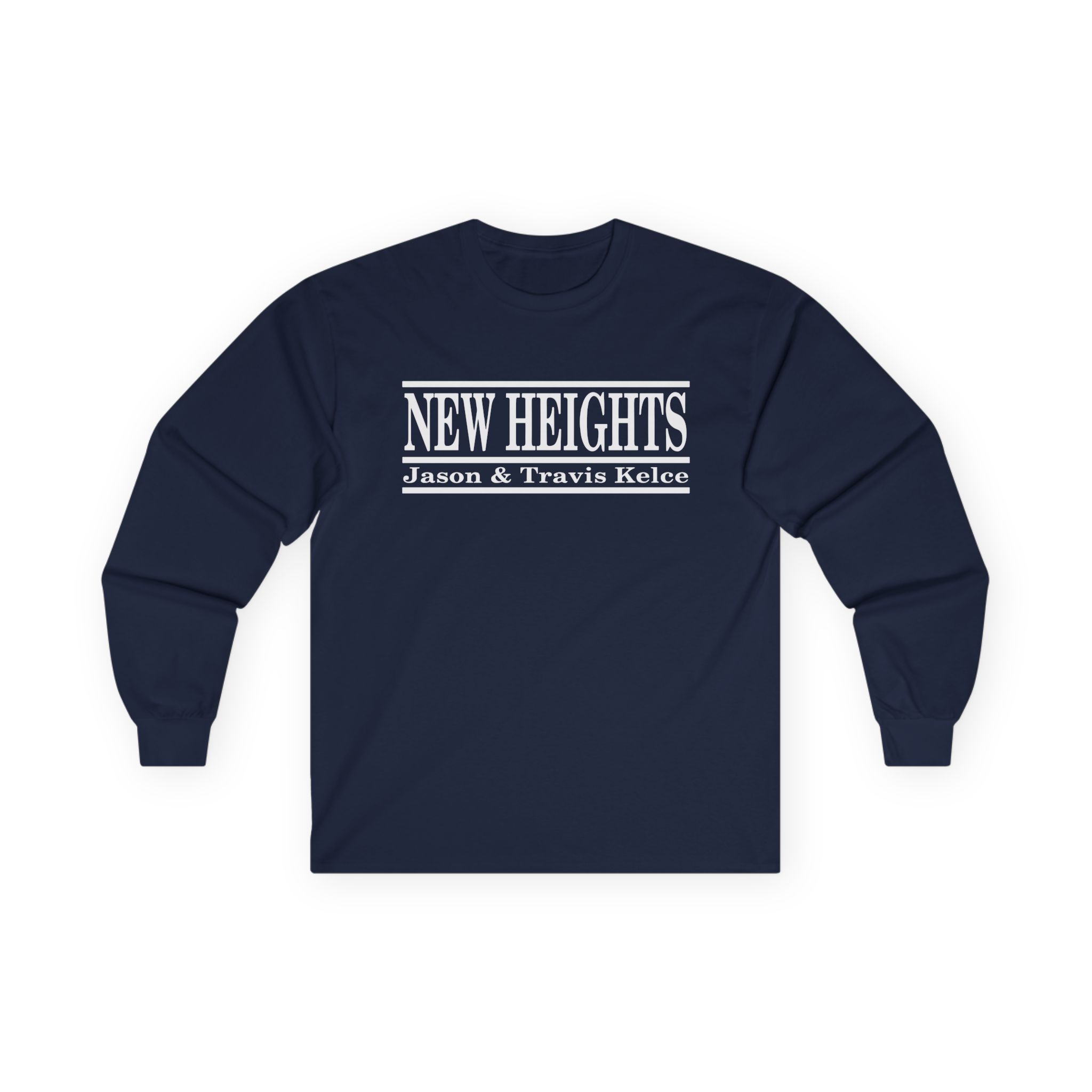 New Heights Jason And Travis Kelce Unisex Ultra Cotton Long Sleeve Tee - Image 15
