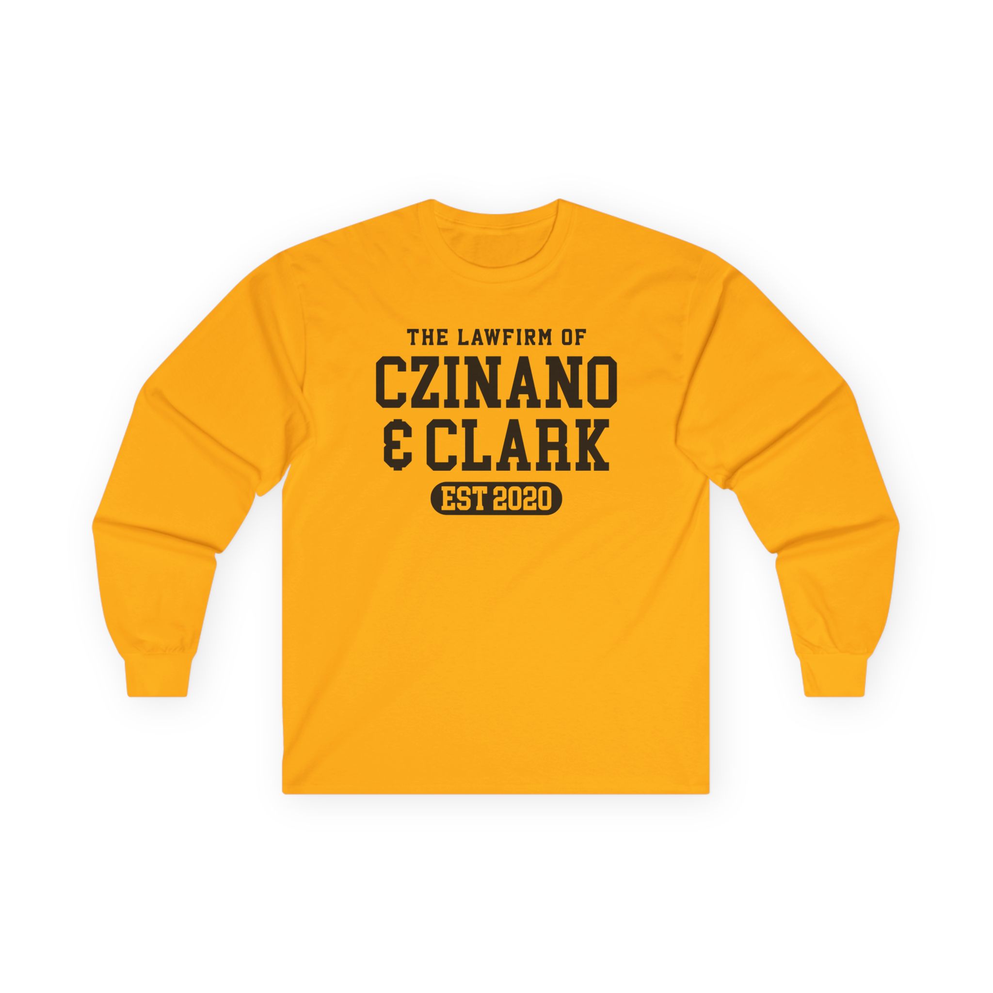 Caitlin Clark The law firm of Czinano & Clark Unisex Ultra Cotton Long Sleeve Tee