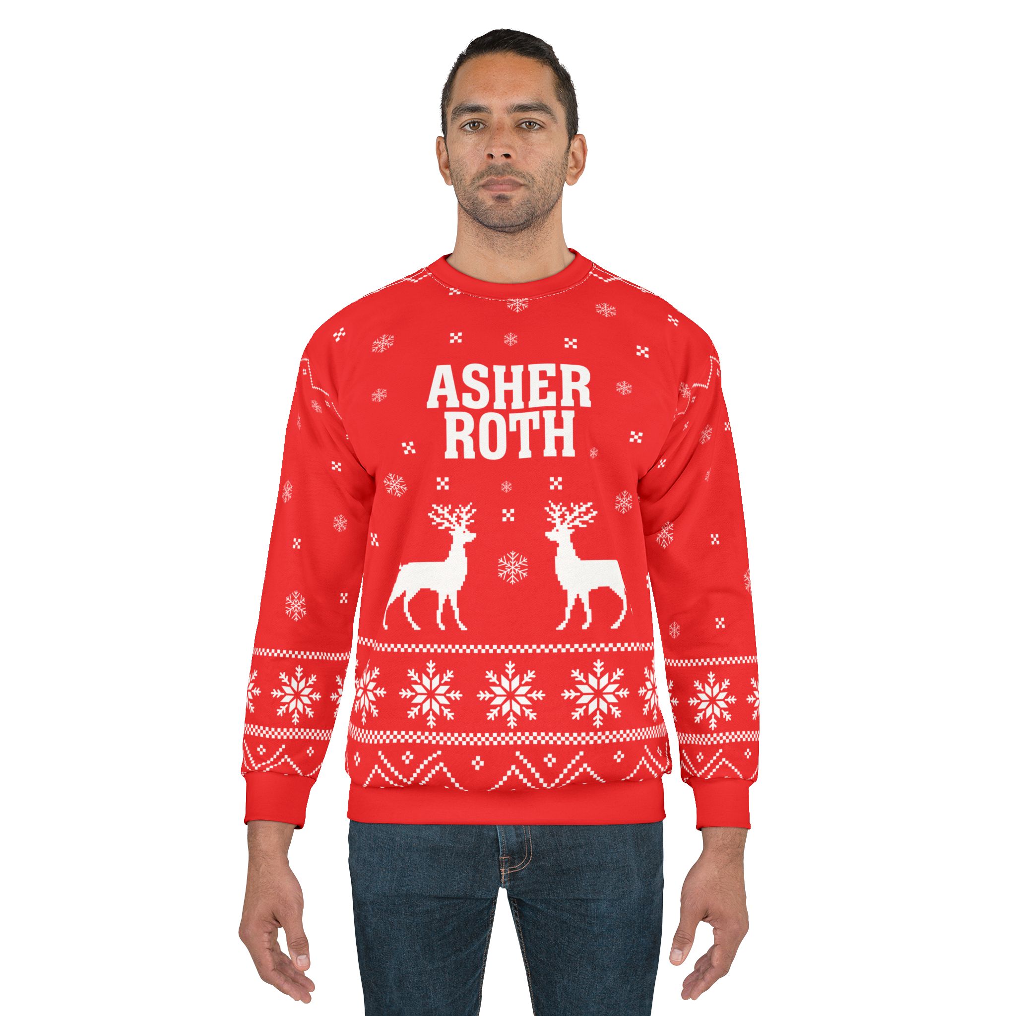 Asher Roth Unisex Sweatshirt (AOP) - Image 3