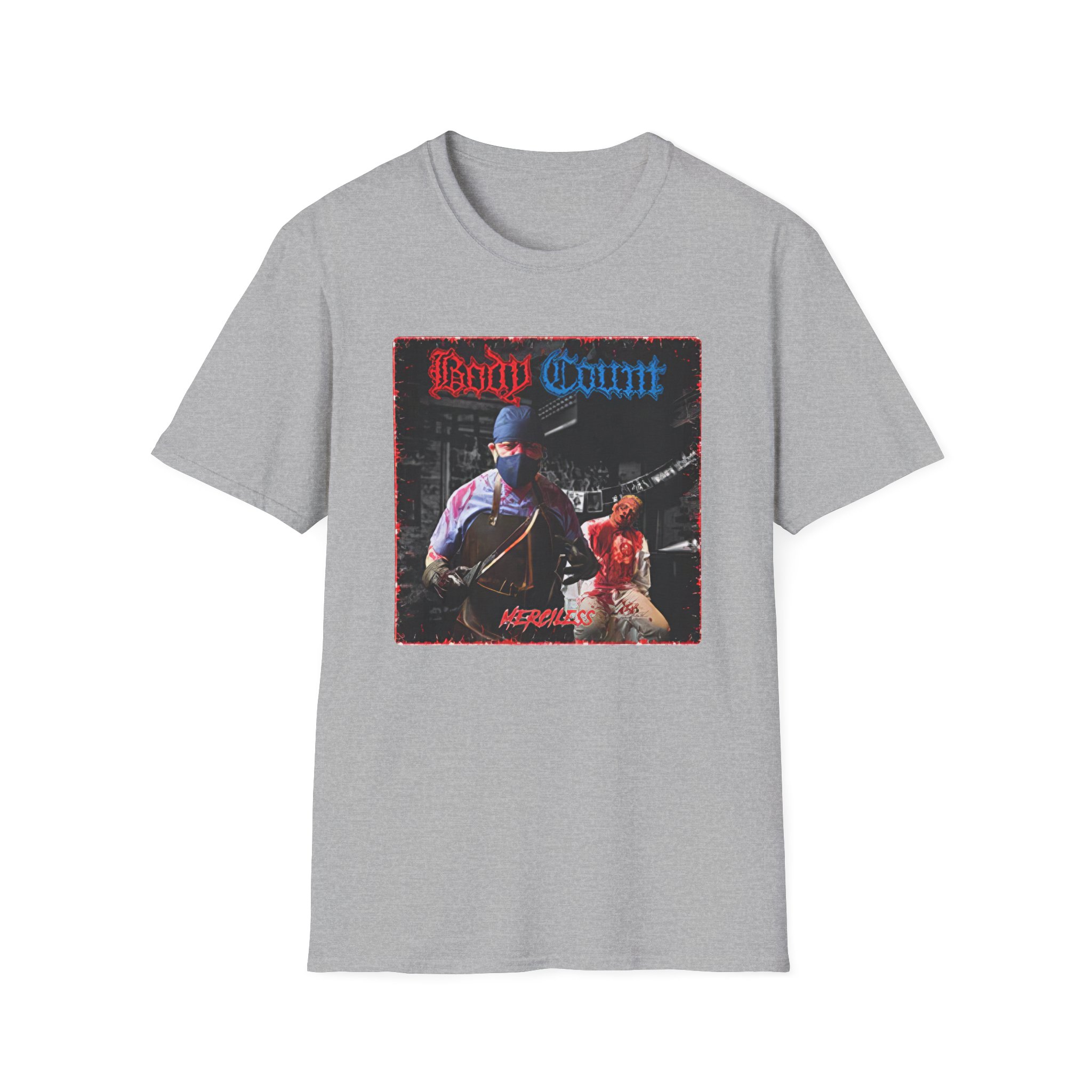 Body Count Merciless Album Unisex Softstyle T-Shirt - Image 9