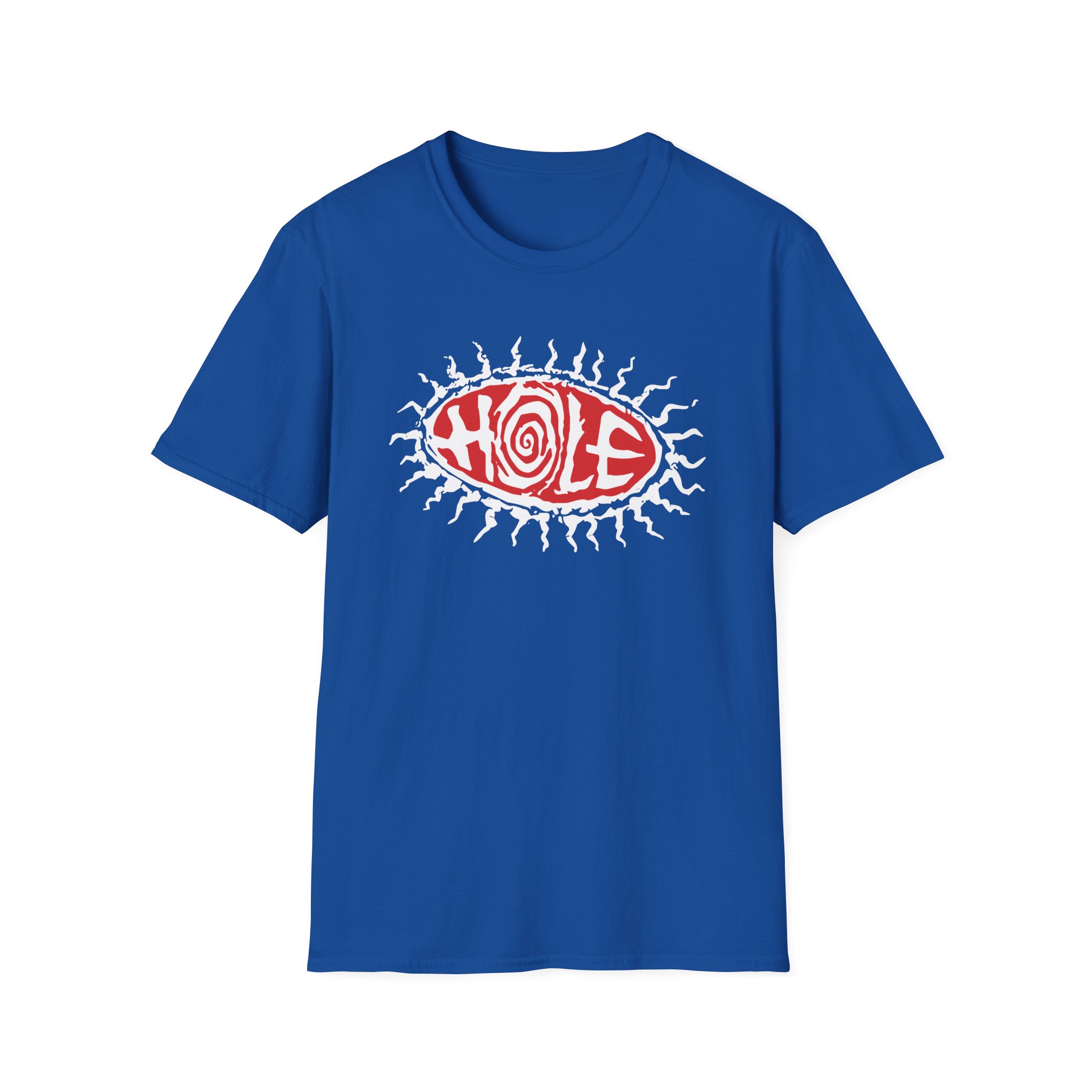 Manhead Hole Eyeball Unisex Softstyle T-Shirt - Image 9