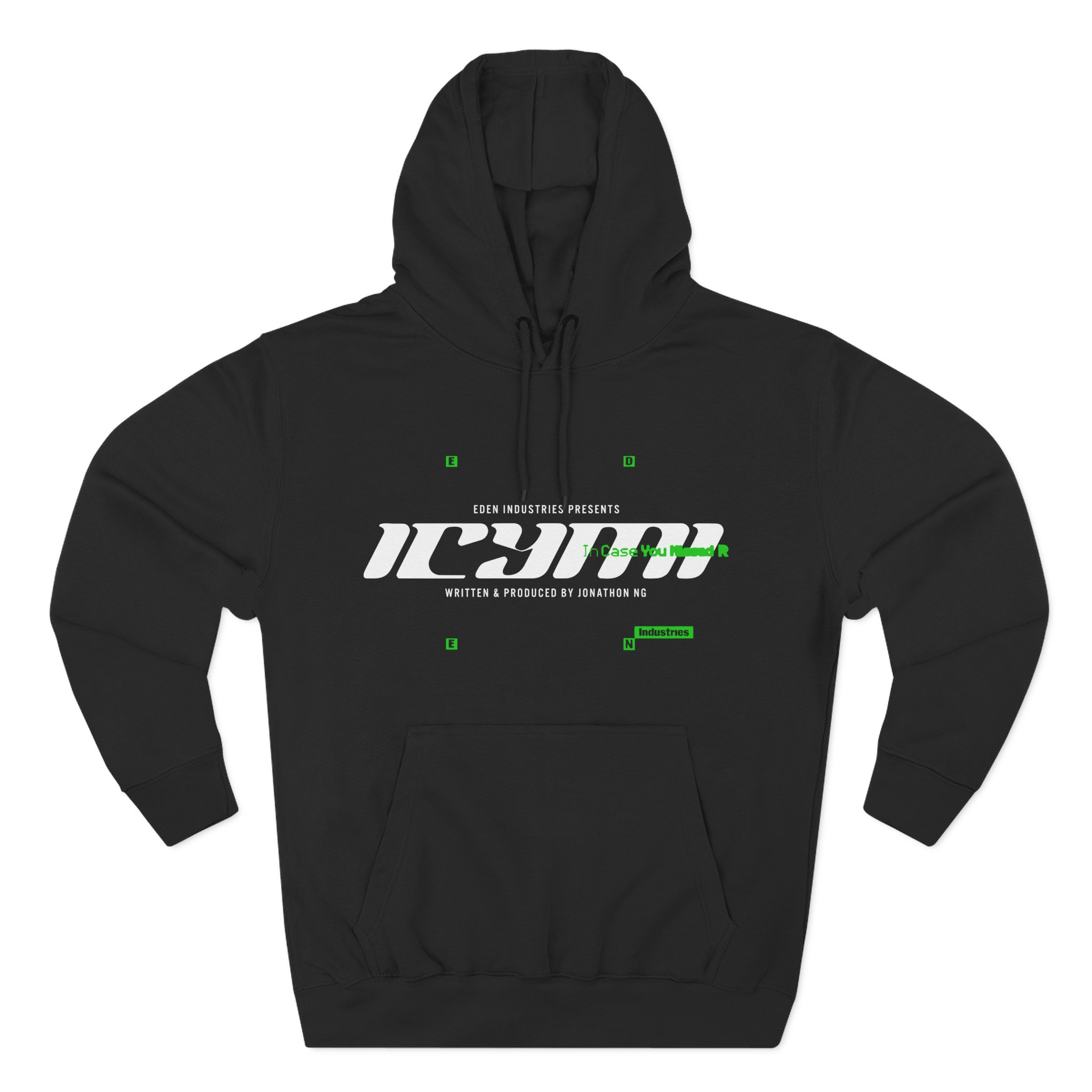 Eden Industries Production Three-Panel Fleece Hoodie