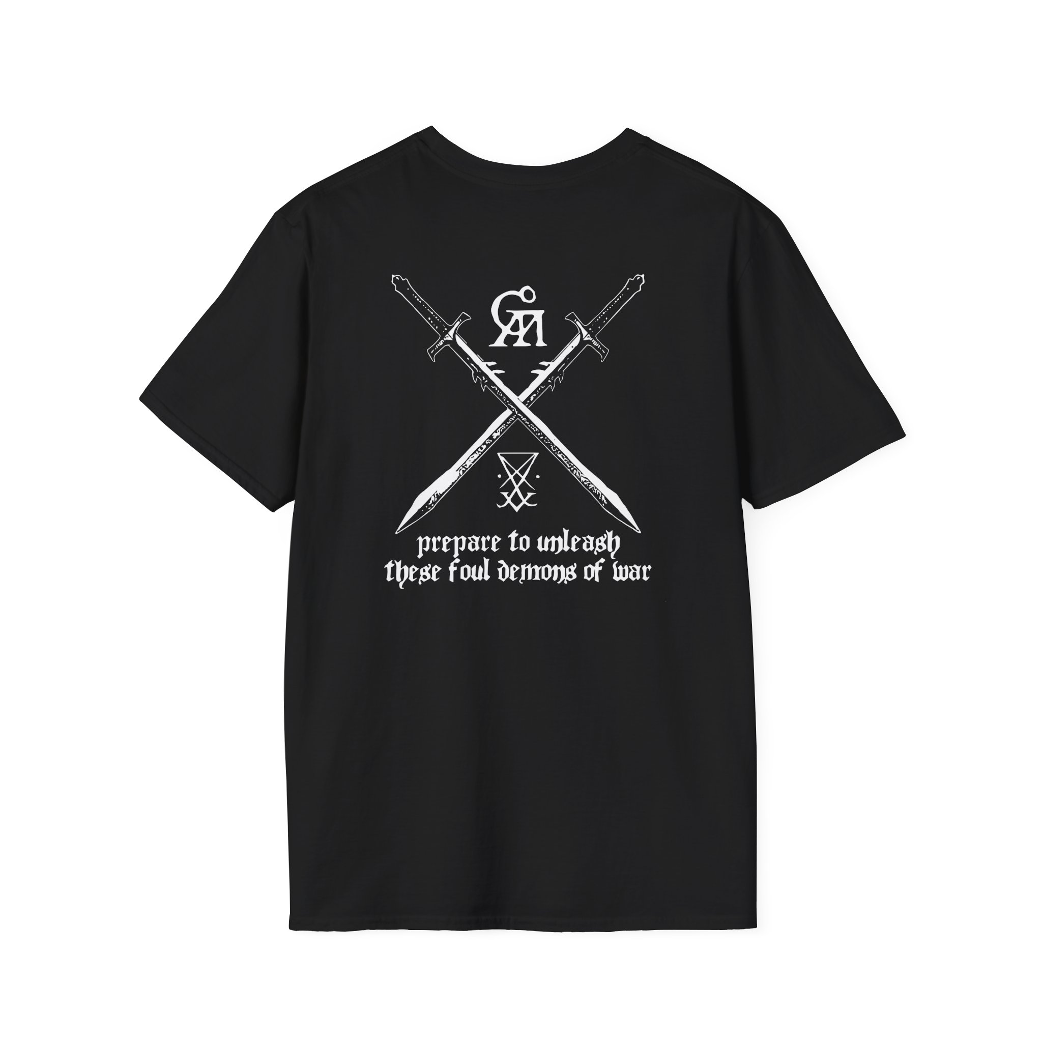 Goatwhore no Mercy Unisex Softstyle T-Shirt - Image 2