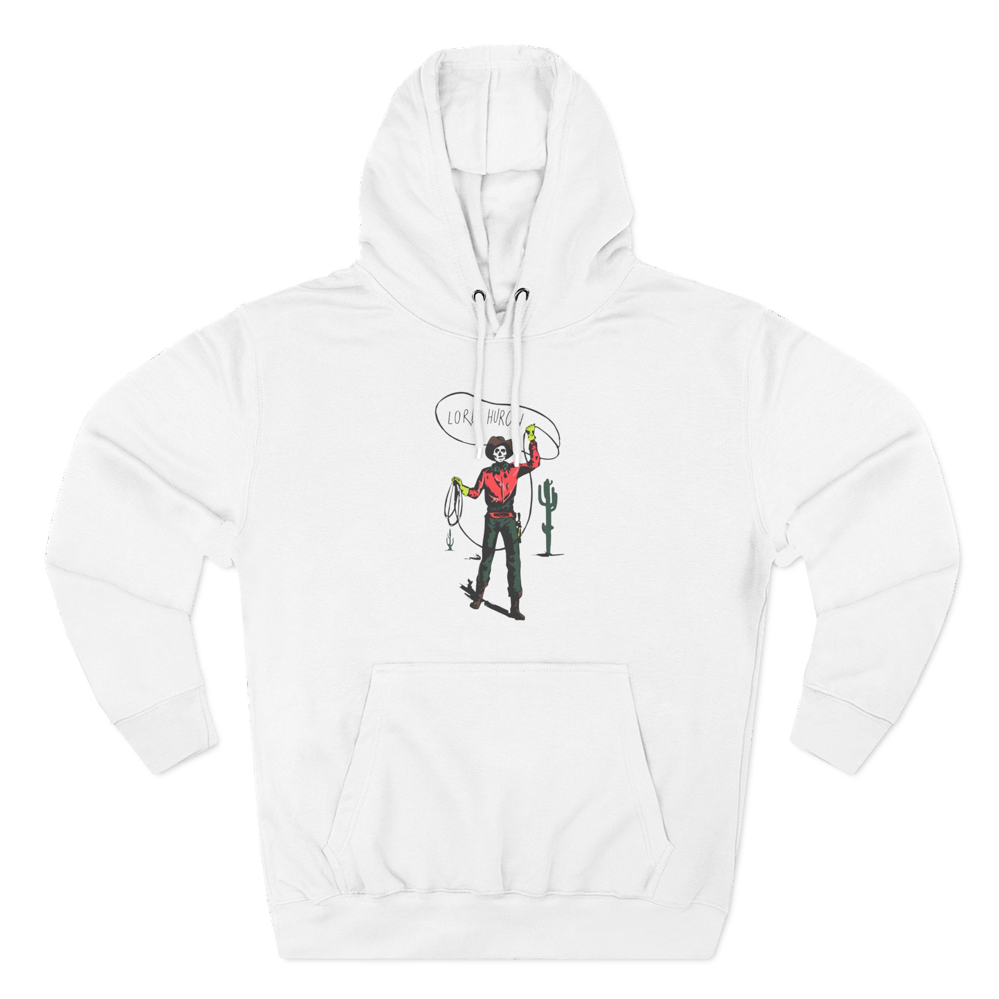 Lord Huron Skeleton Cowboy Three-Panel Fleece Hoodie - Image 3