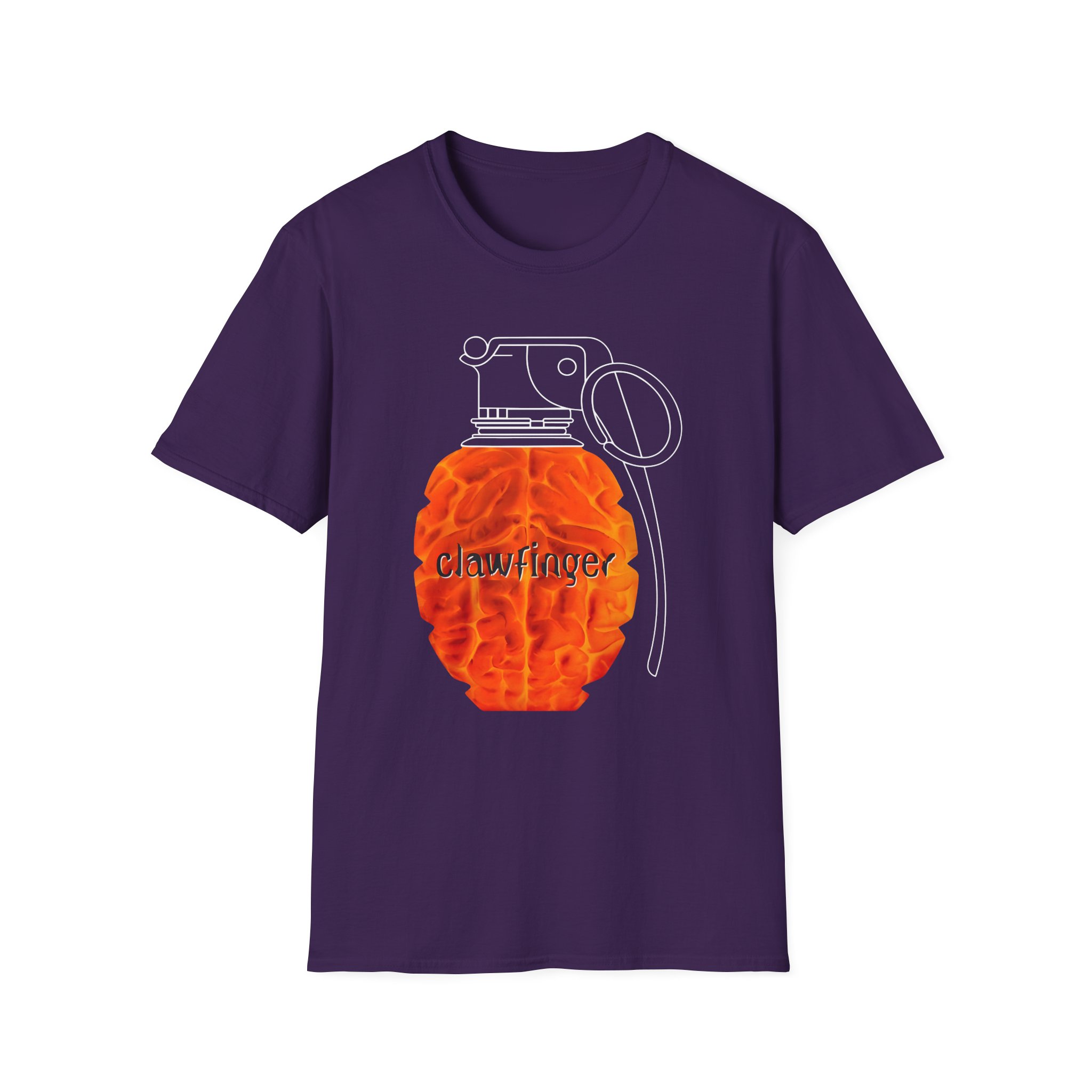 Clawfinger Use Your Brain Unisex Softstyle T-Shirt - Image 11