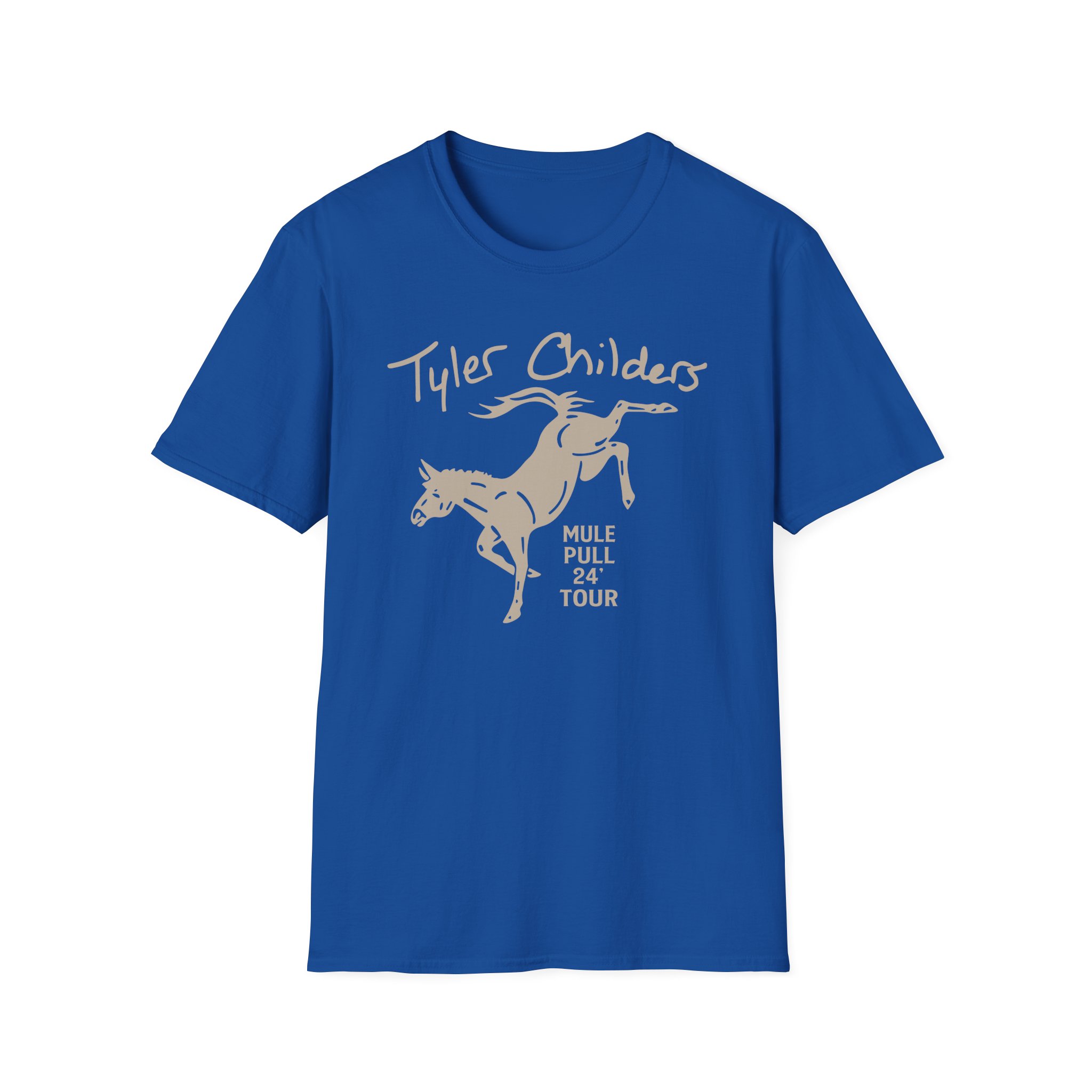 Tyler Childers Green Youth Mule Unisex Softstyle T-Shirt - Image 17