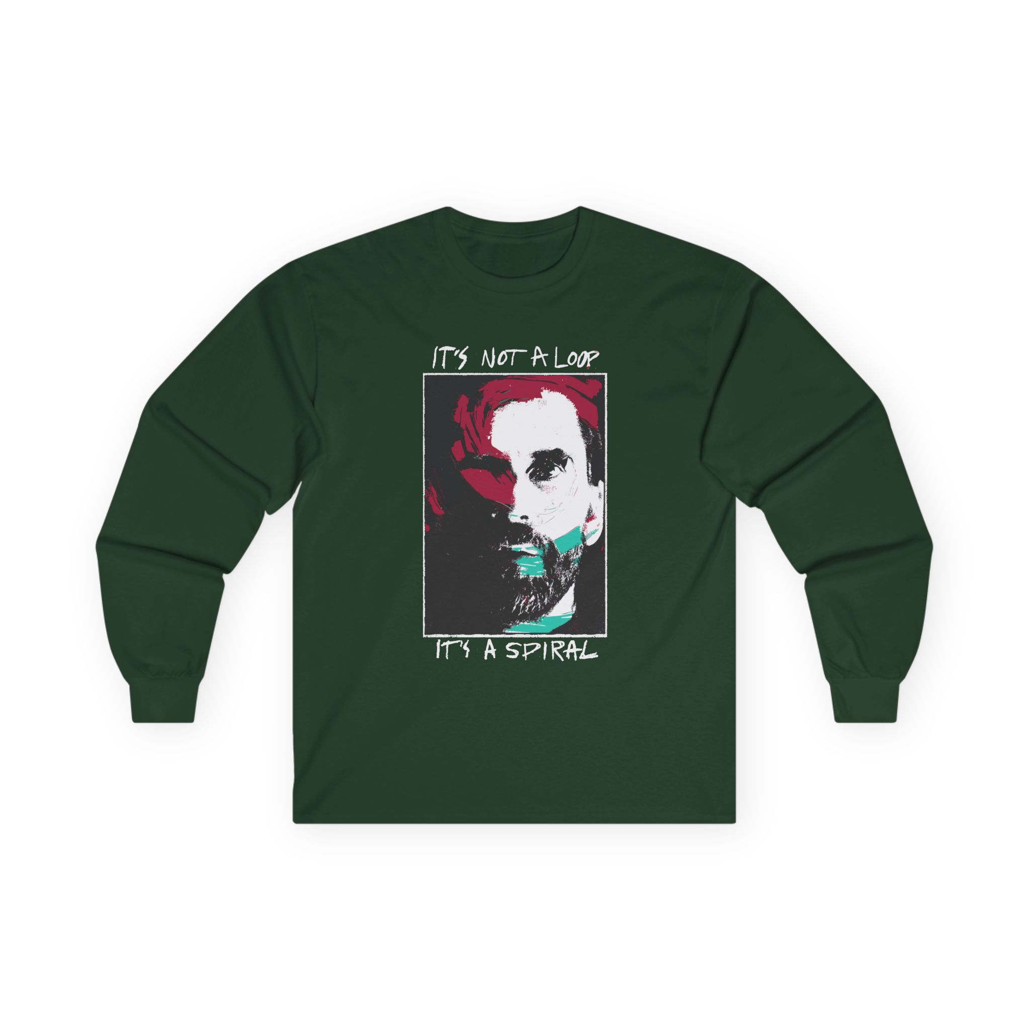 Alan Wake It's Not a Loop It's a Spiral Unisex Ultra Cotton Long Sleeve Tee - Image 7