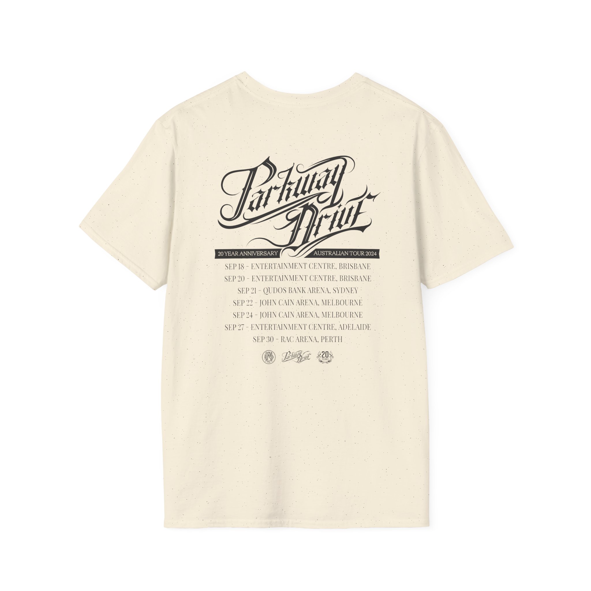 Parkway Drive Australian Tour Unisex Softstyle T-Shirt - Image 8