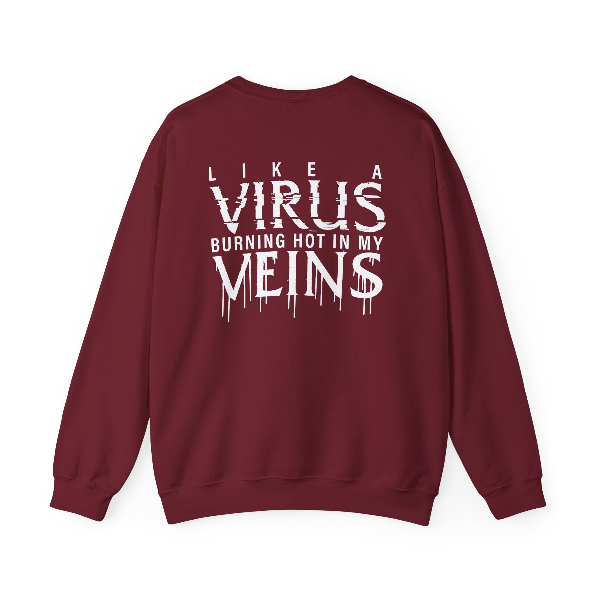 All That Remains Like a Virus Dye Unisex Heavy Blend™ Crewneck Sweatshirt - Image 14