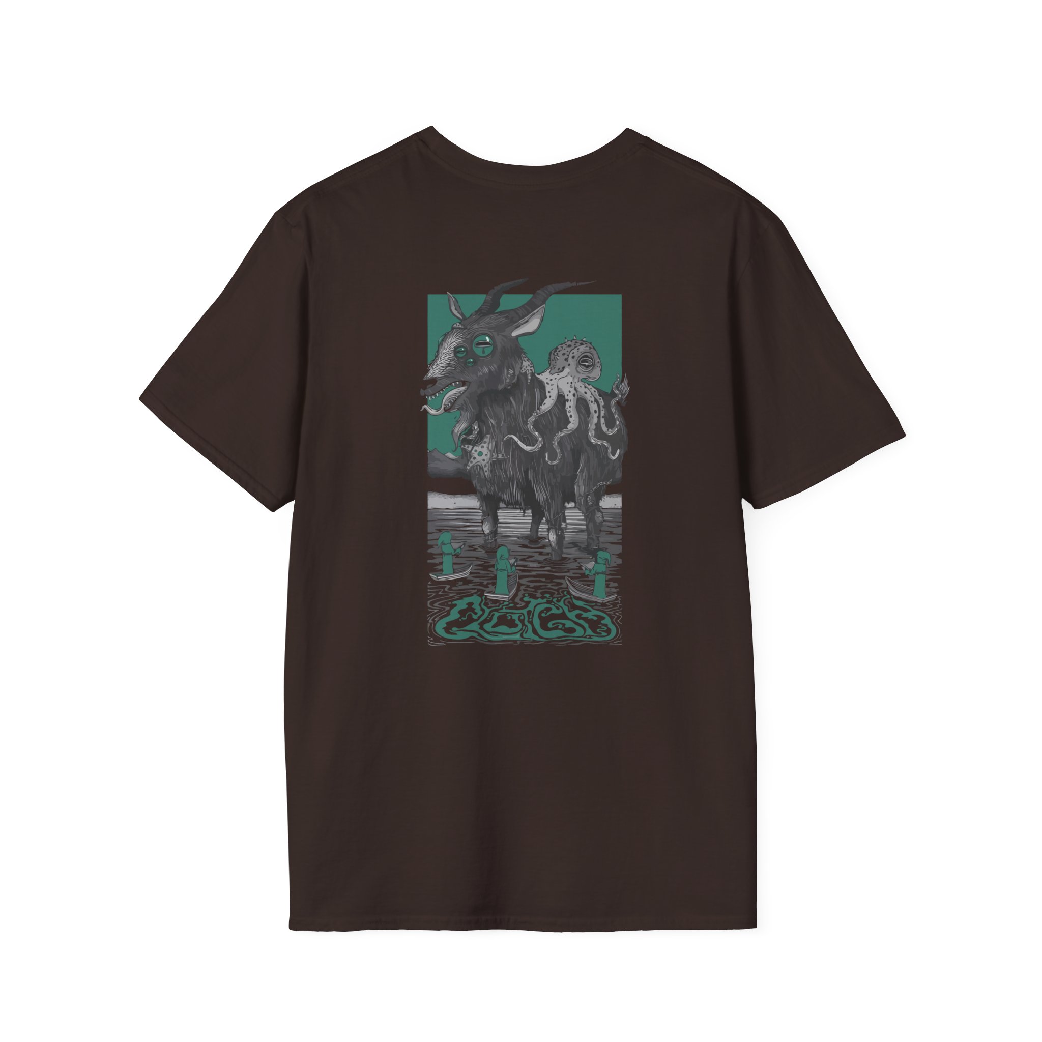 Clutch Mazza Swollen Goat Unisex Softstyle T-Shirt - Image 8