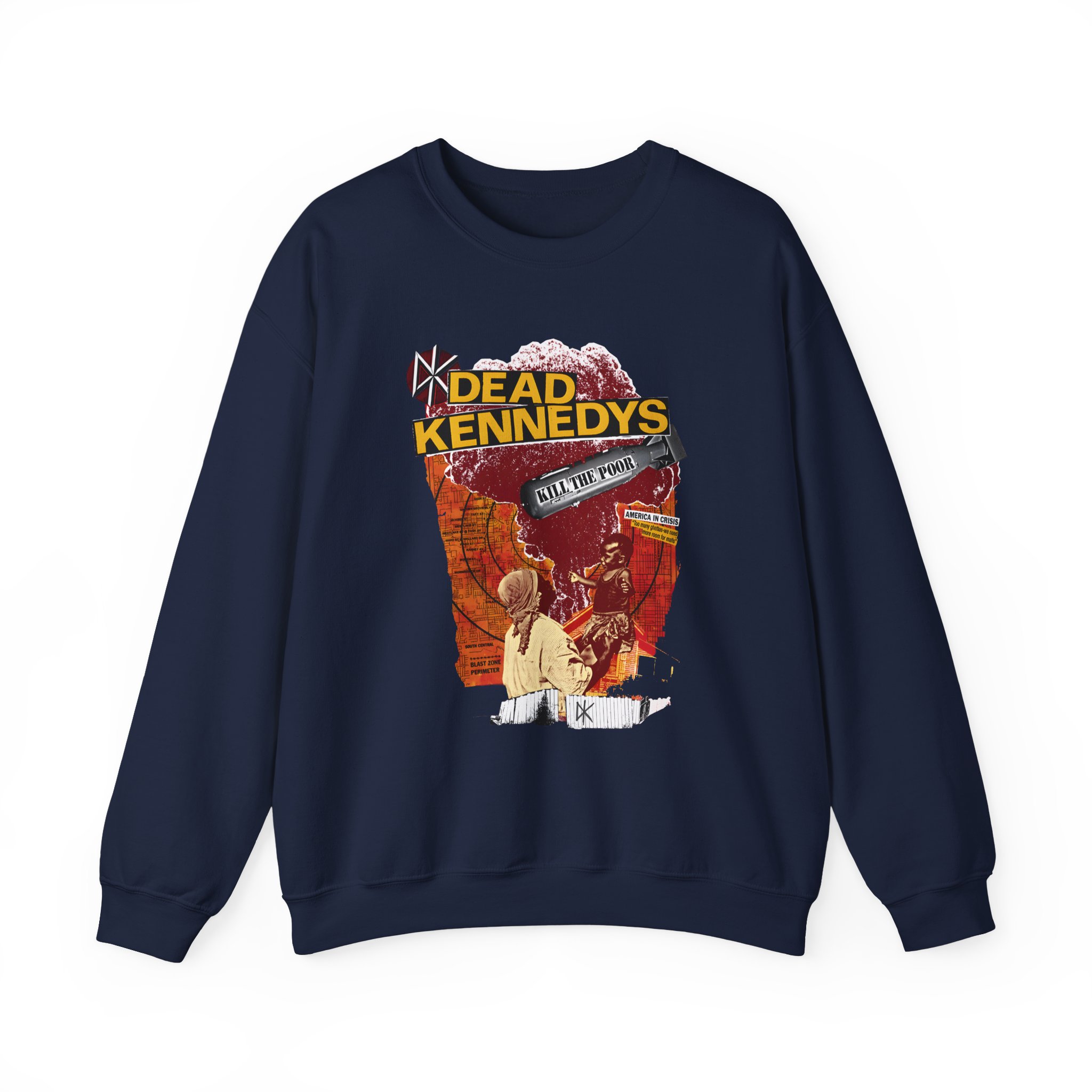 Dead Kennedys California Uber Alles Unisex Heavy Blend™ Crewneck Sweatshirt - Image 11