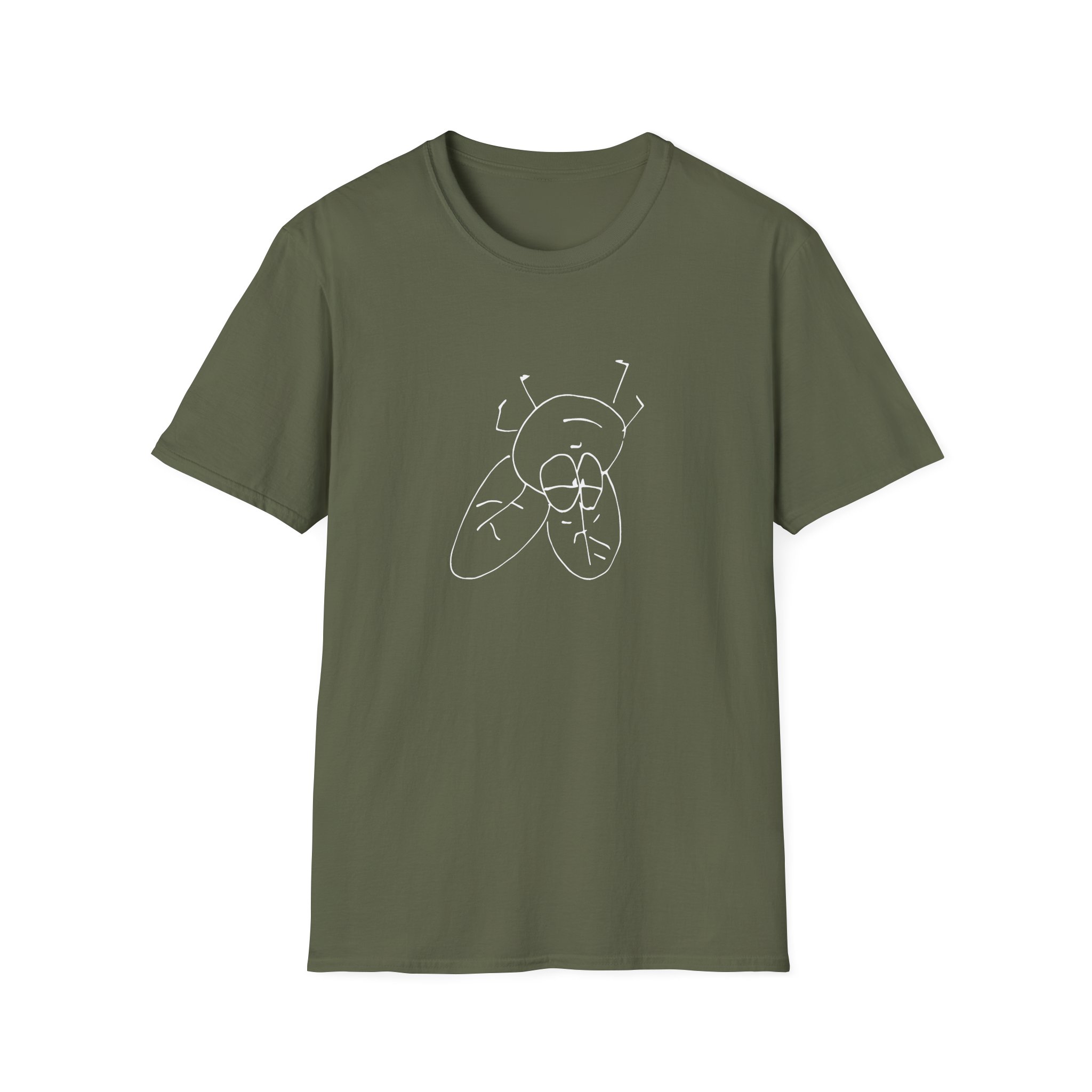 Carl Barron Upside Down Flies Unisex Softstyle T-Shirt - Image 7