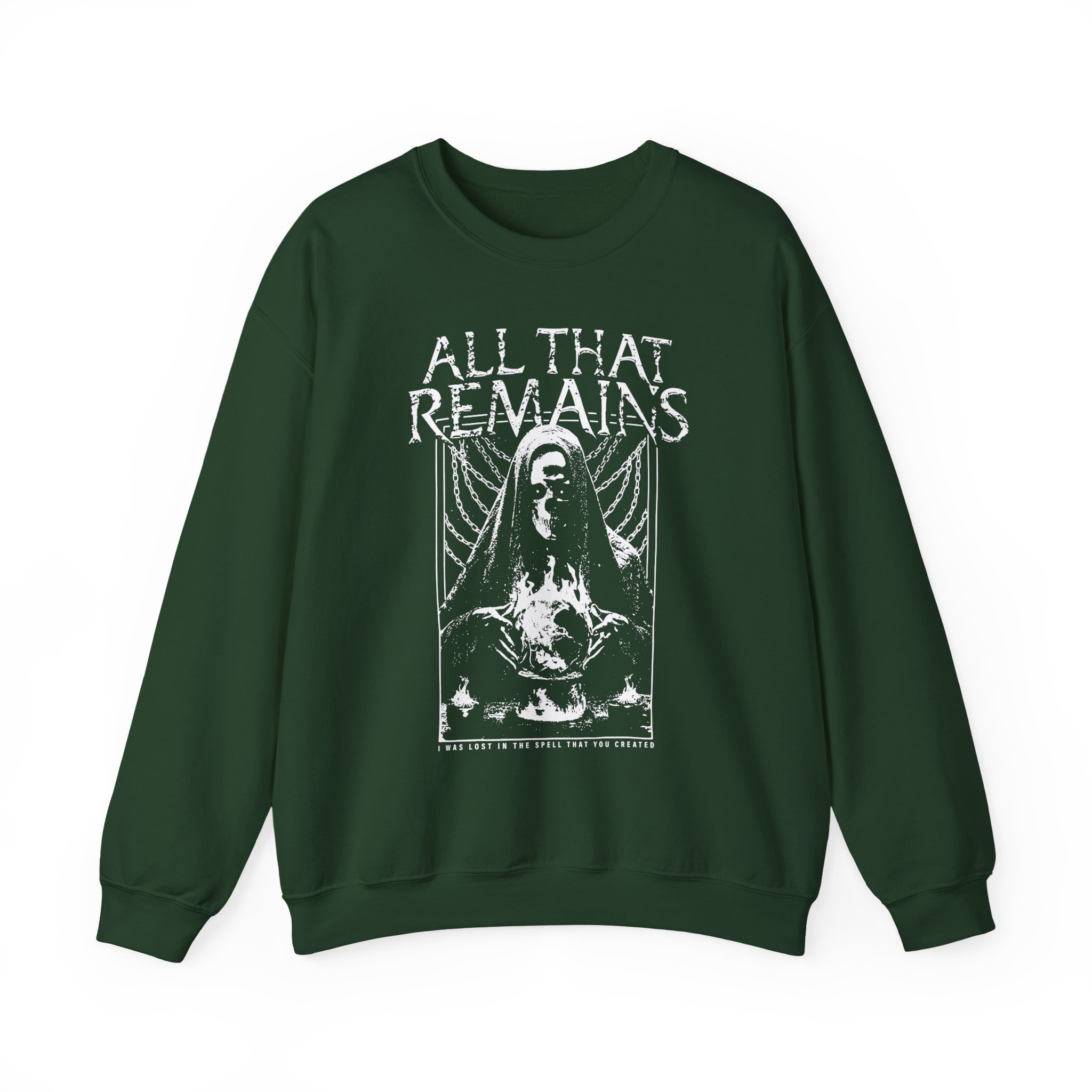 All That Remains Like a Virus Dye Unisex Heavy Blend™ Crewneck Sweatshirt - Image 7
