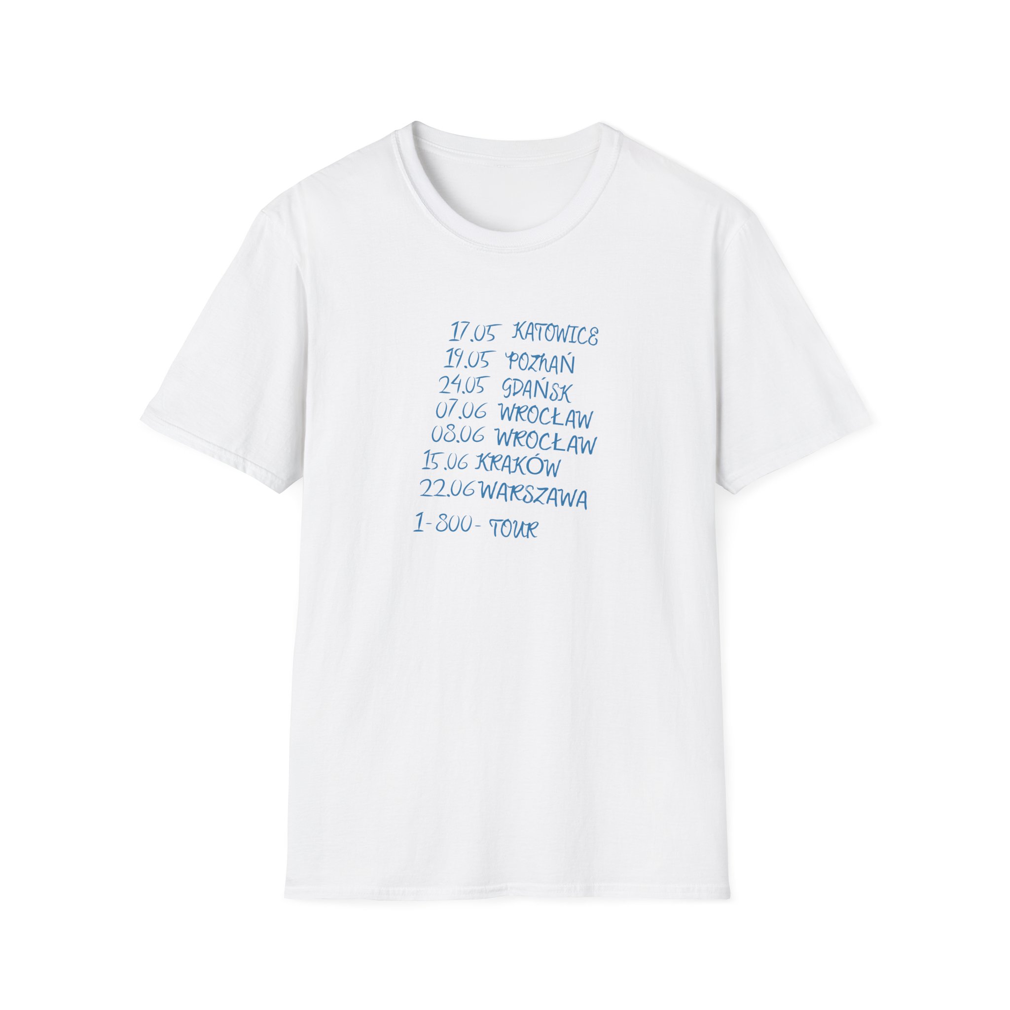 Taco Hemingway 1-800-tour Unisex Softstyle T-Shirt