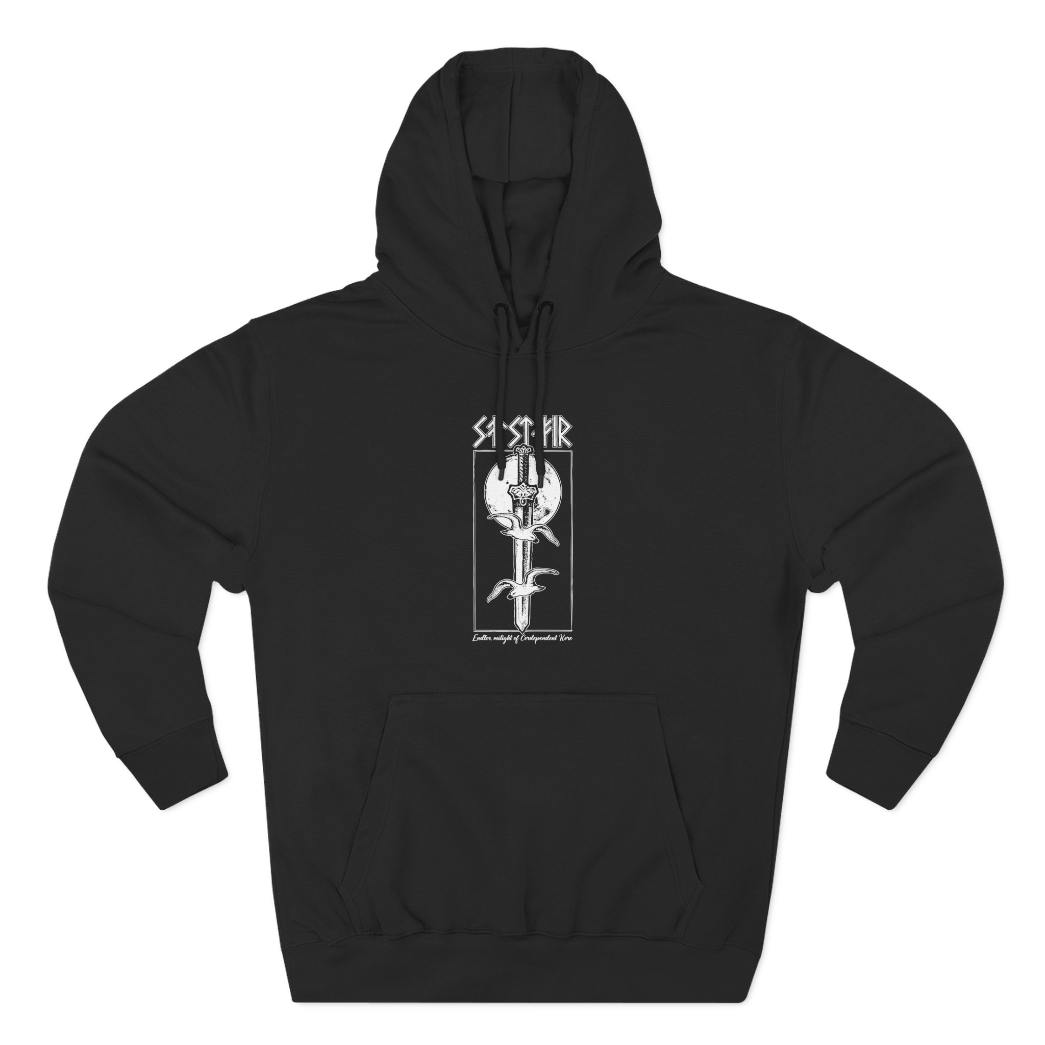 Solstafir Sword Three-Panel Fleece Hoodie - Image 5