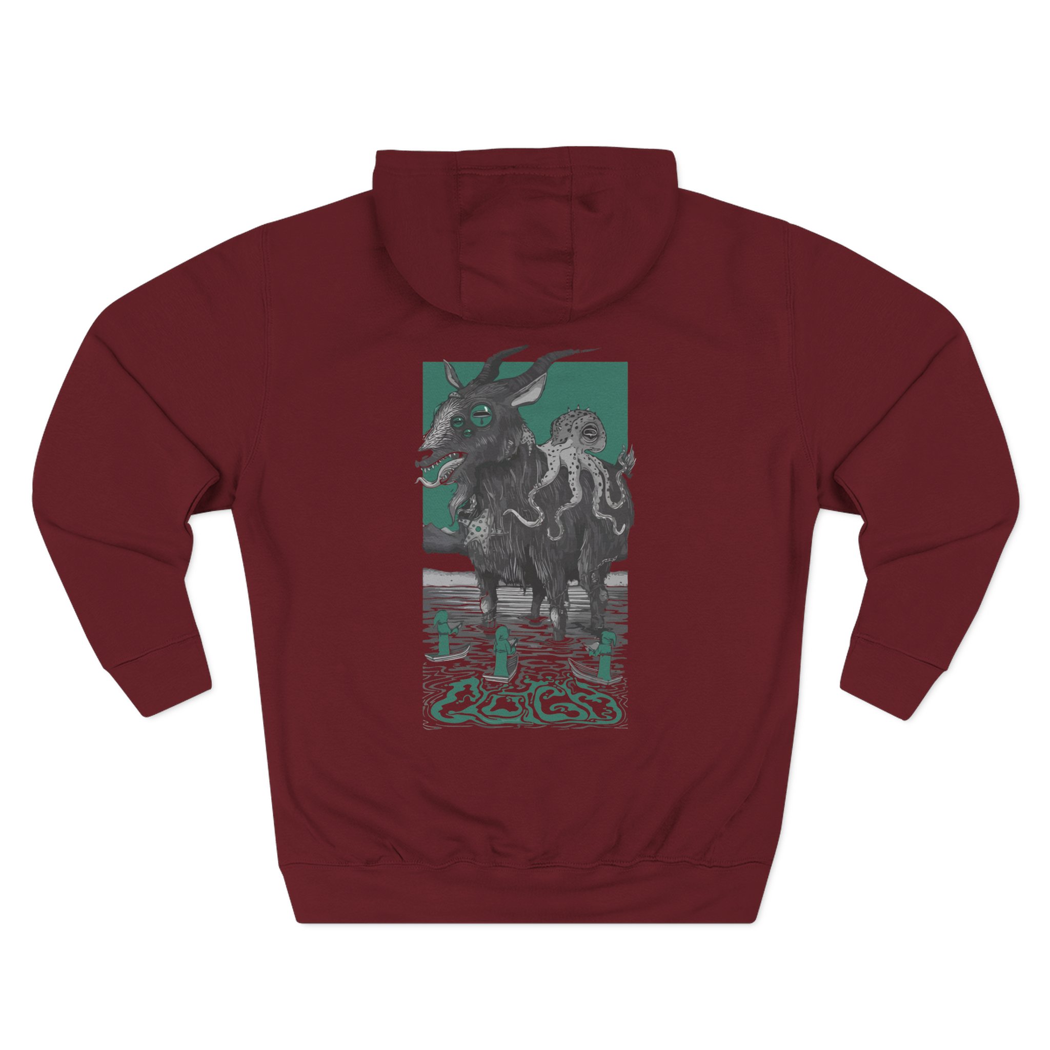 Clutch Mazza Swollen Goat Three-Panel Fleece Hoodie - Image 12