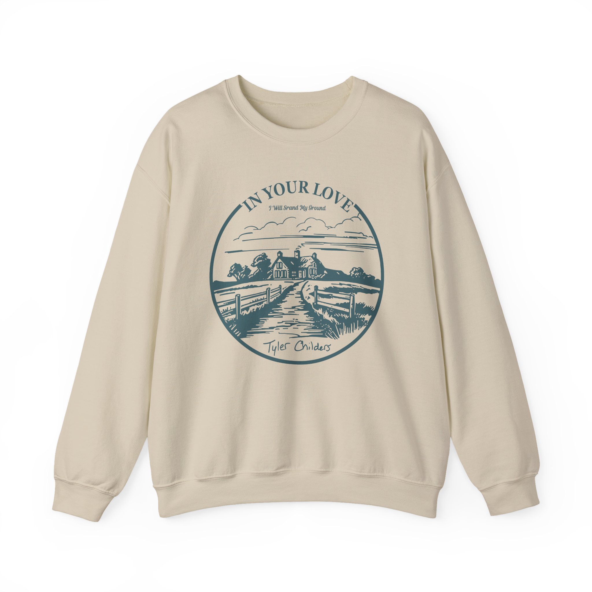 Tyler Childers in Your Love Unisex Heavy Blend™ Crewneck Sweatshirt - Image 5