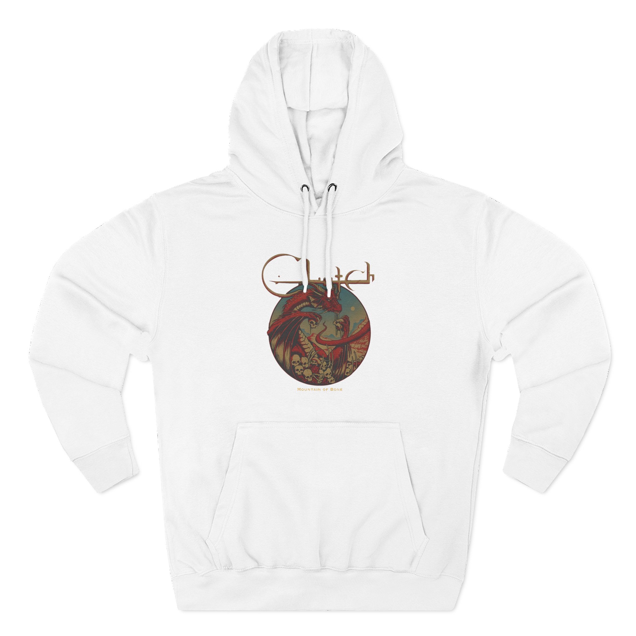 Clutch Mountain Of Bone Three-Panel Fleece Hoodie - Image 3