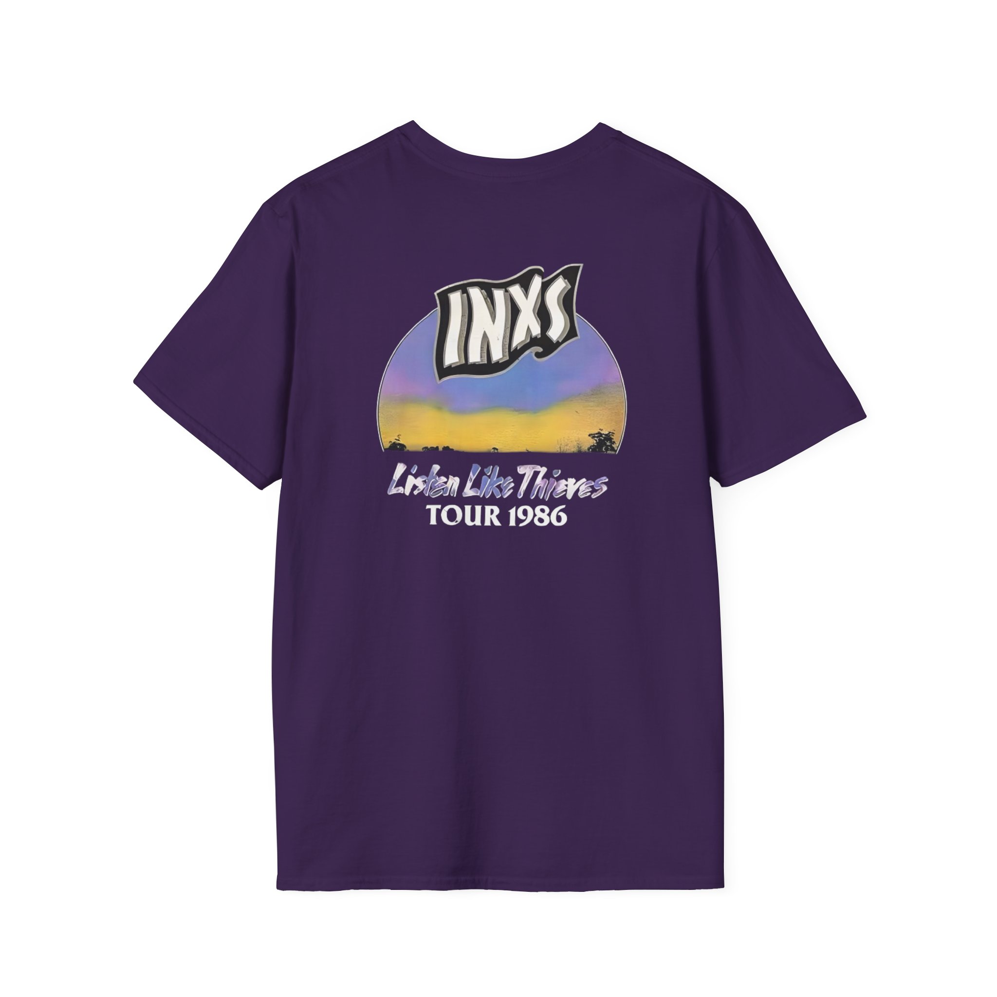 Inxs Llt Tour Unisex Softstyle T-Shirt - Image 8