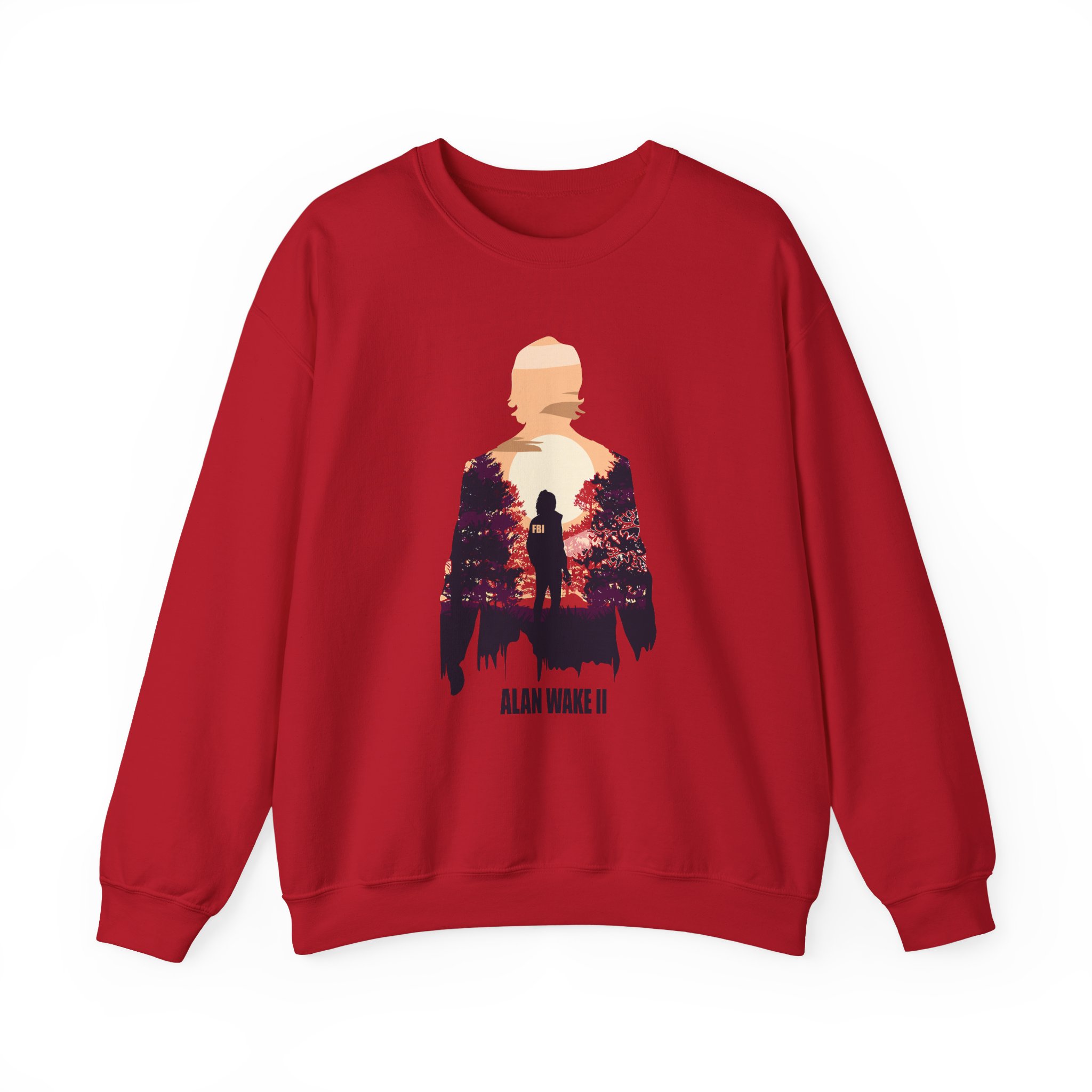 Alan Wake Unisex Heavy Blend™ Crewneck Sweatshirt - Image 15