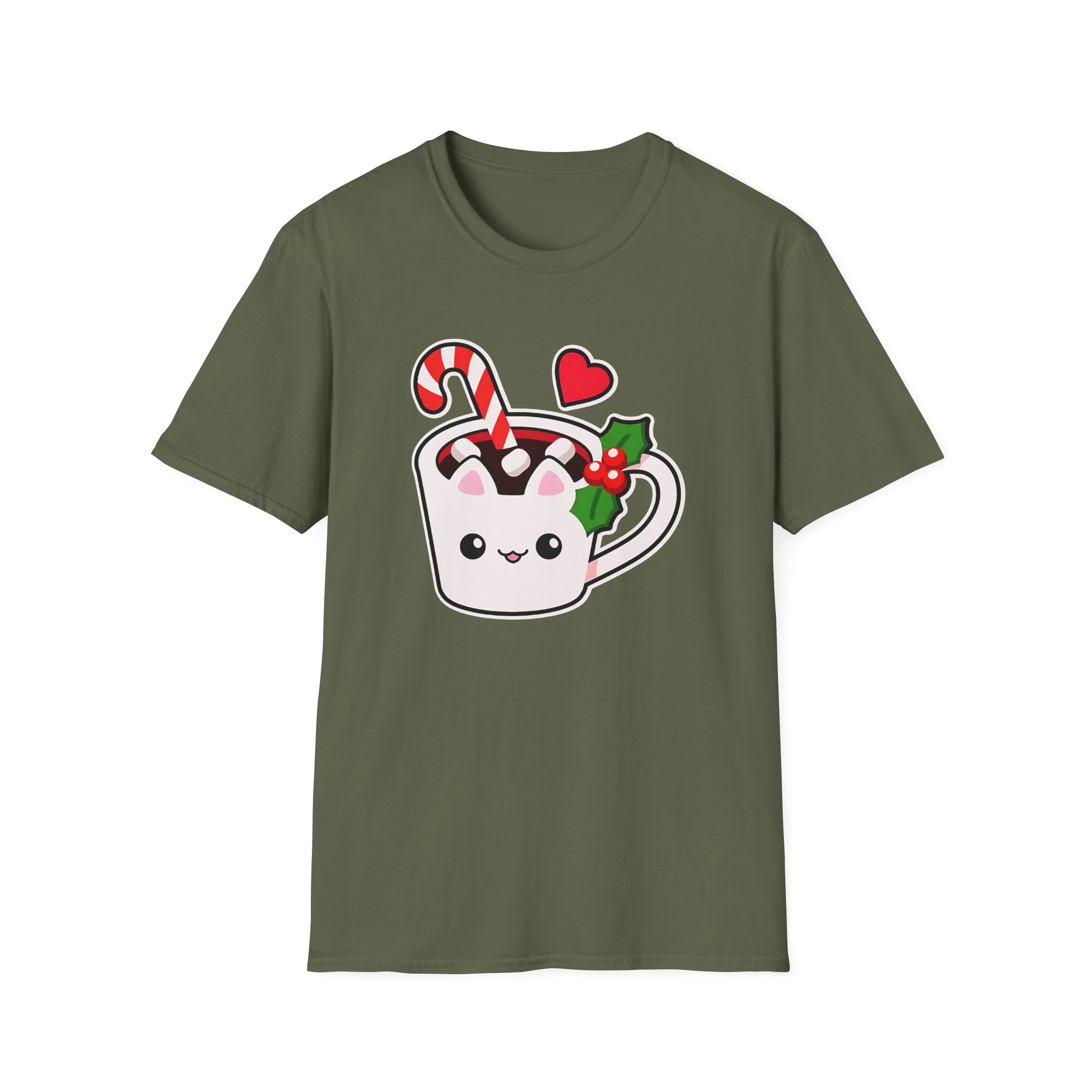 Aphmau Cocoa Holiday Unisex Softstyle T-Shirt - Image 7