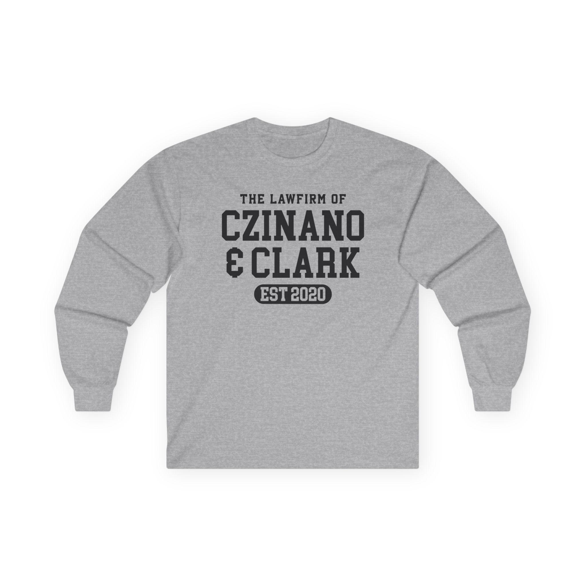 Caitlin Clark The law firm of Czinano & Clark Unisex Ultra Cotton Long Sleeve Tee - Image 3