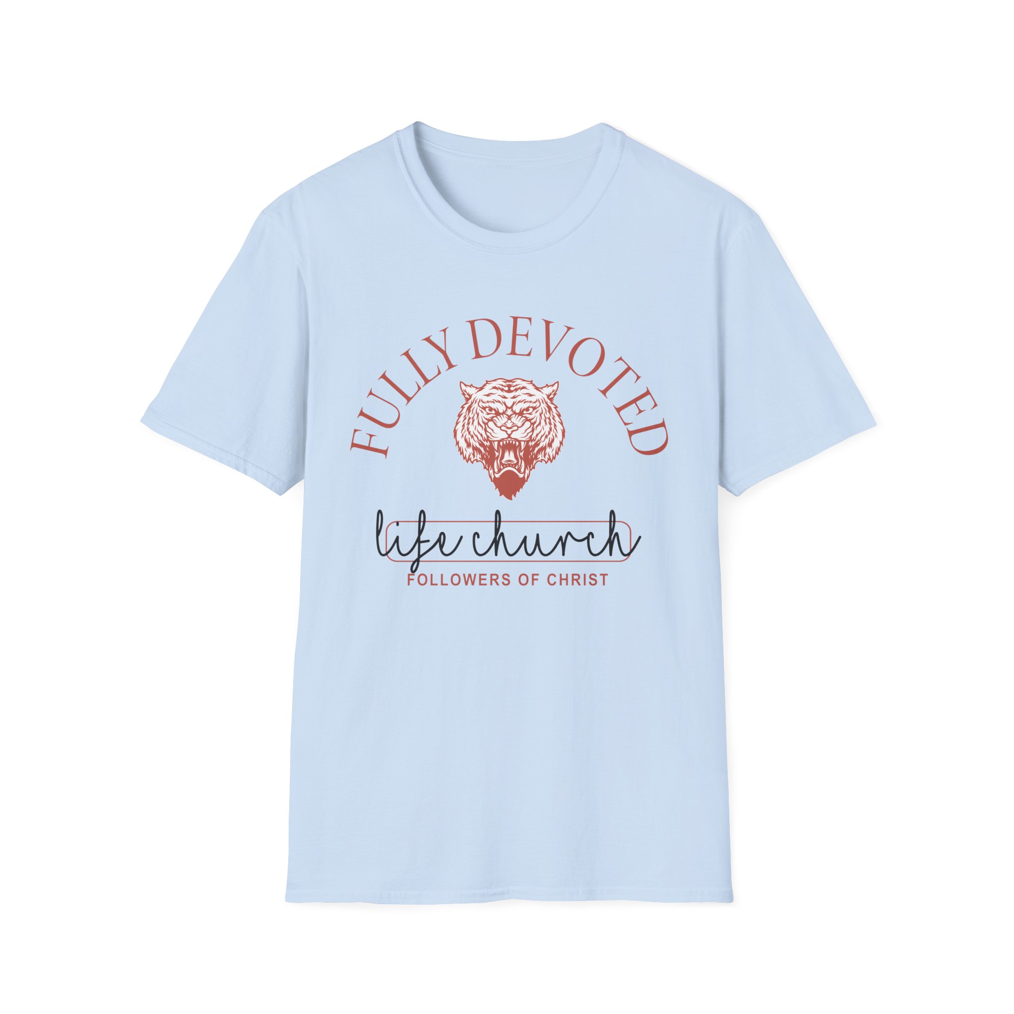 Life Church Fully Devoted Vintage Unisex Softstyle T-Shirt - Image 13